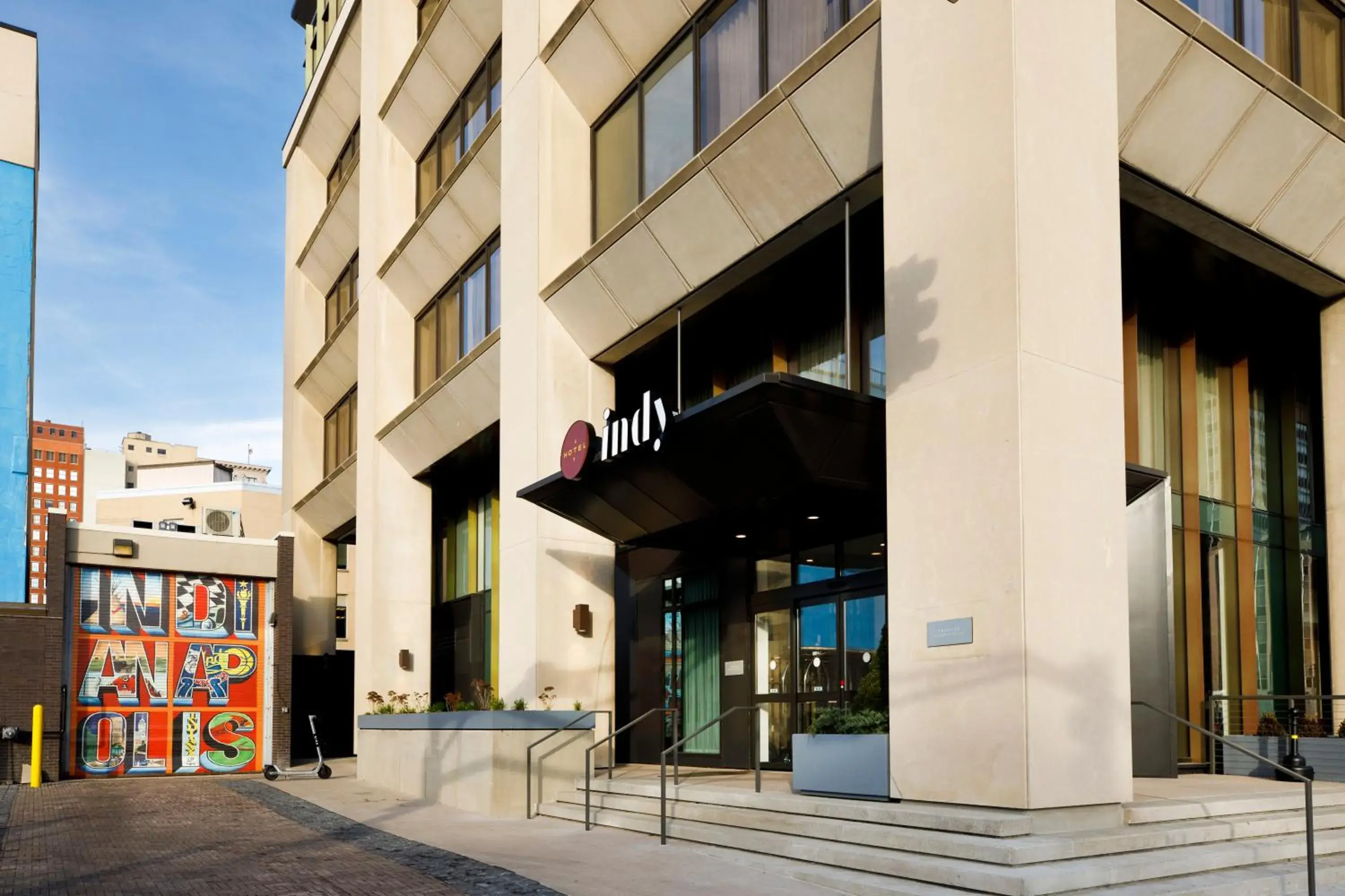 Property building in Hotel Indy, Indianapolis, a Tribute Portfolio Hotel Property building in Hotel Indy, Indianapolis, a Tribute Portfolio Hotel