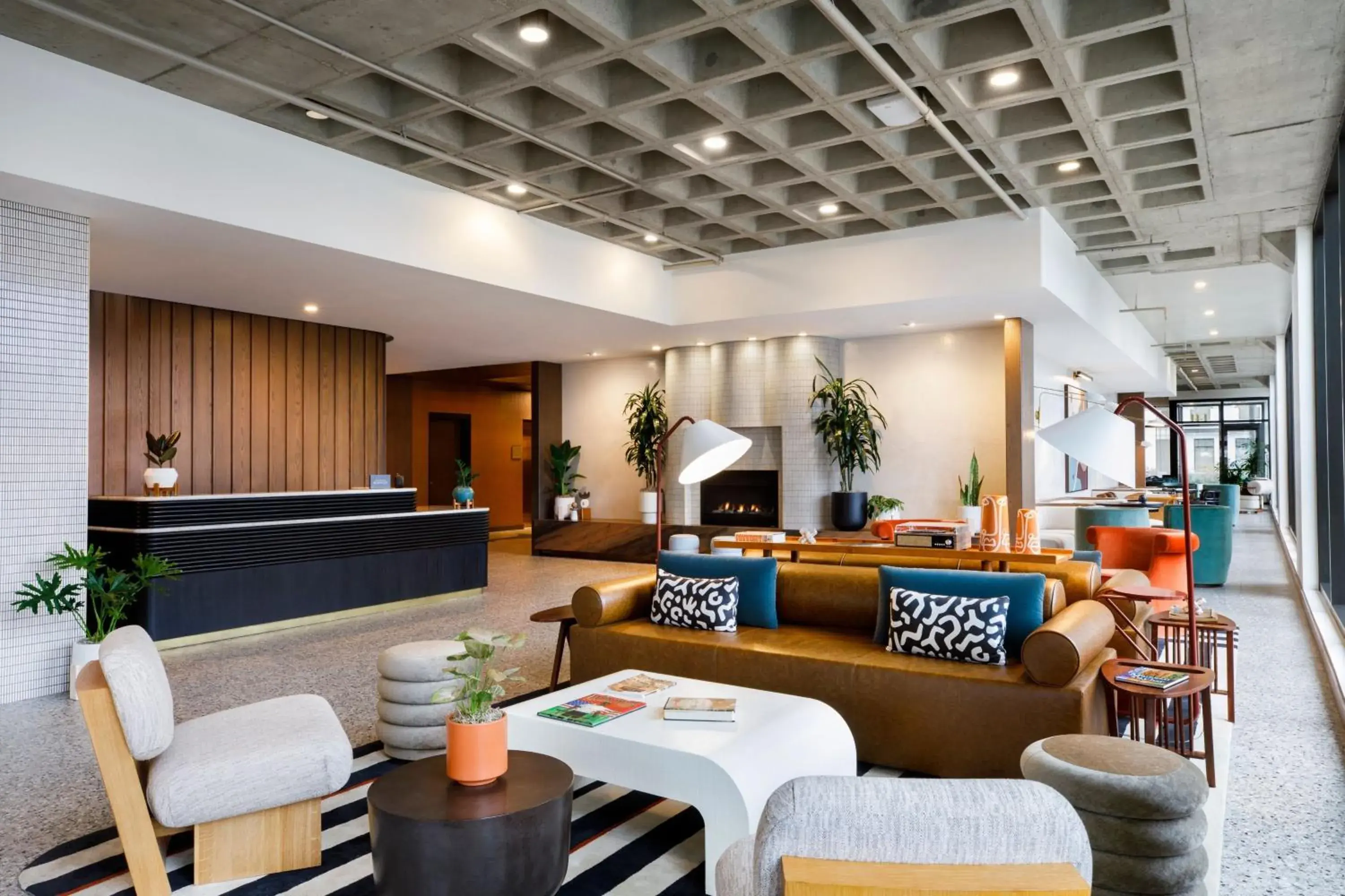 Lobby or reception in Hotel Indy, Indianapolis, a Tribute Portfolio Hotel Lobby or reception in Hotel Indy, Indianapolis, a Tribute Portfolio Hotel