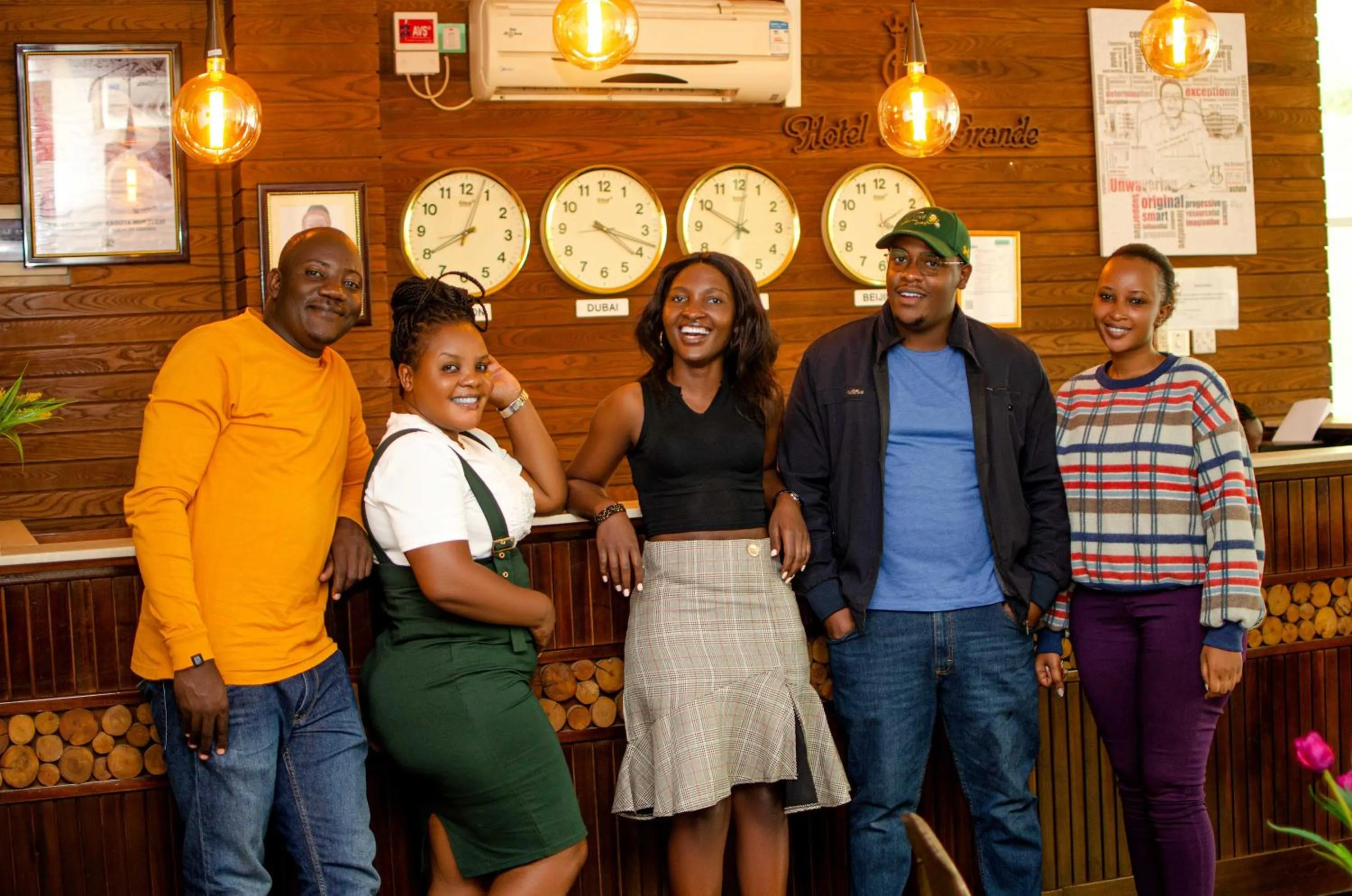 Staff in La Grande Hotel