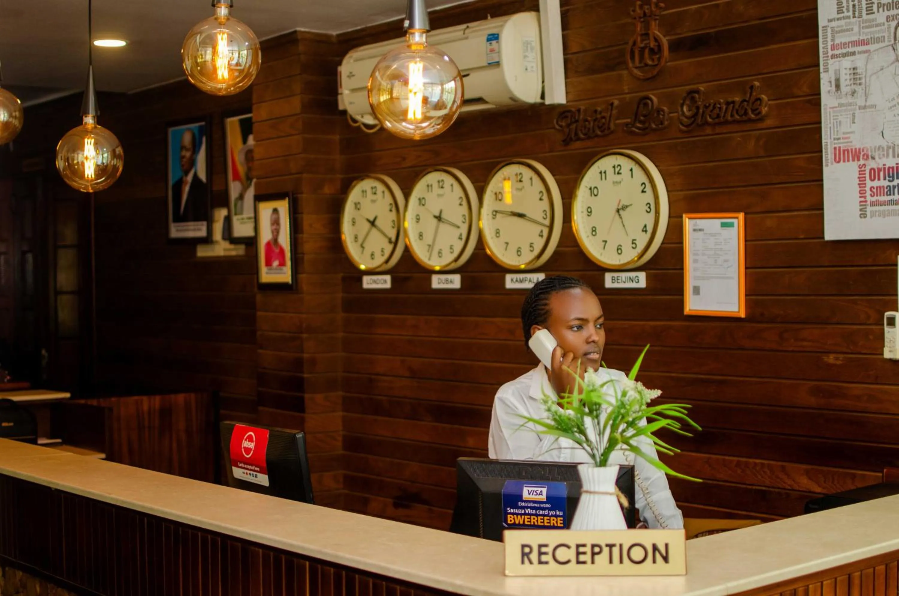Lobby or reception in La Grande Hotel