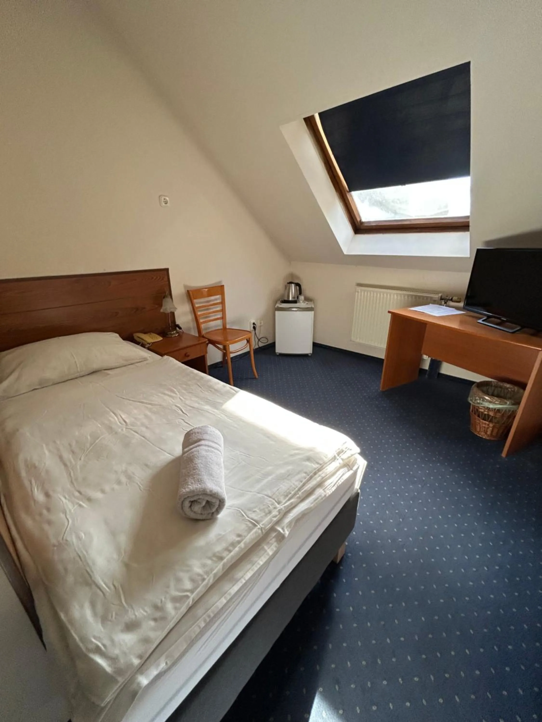 Photo of the whole room, Bed in Corvin Hotel