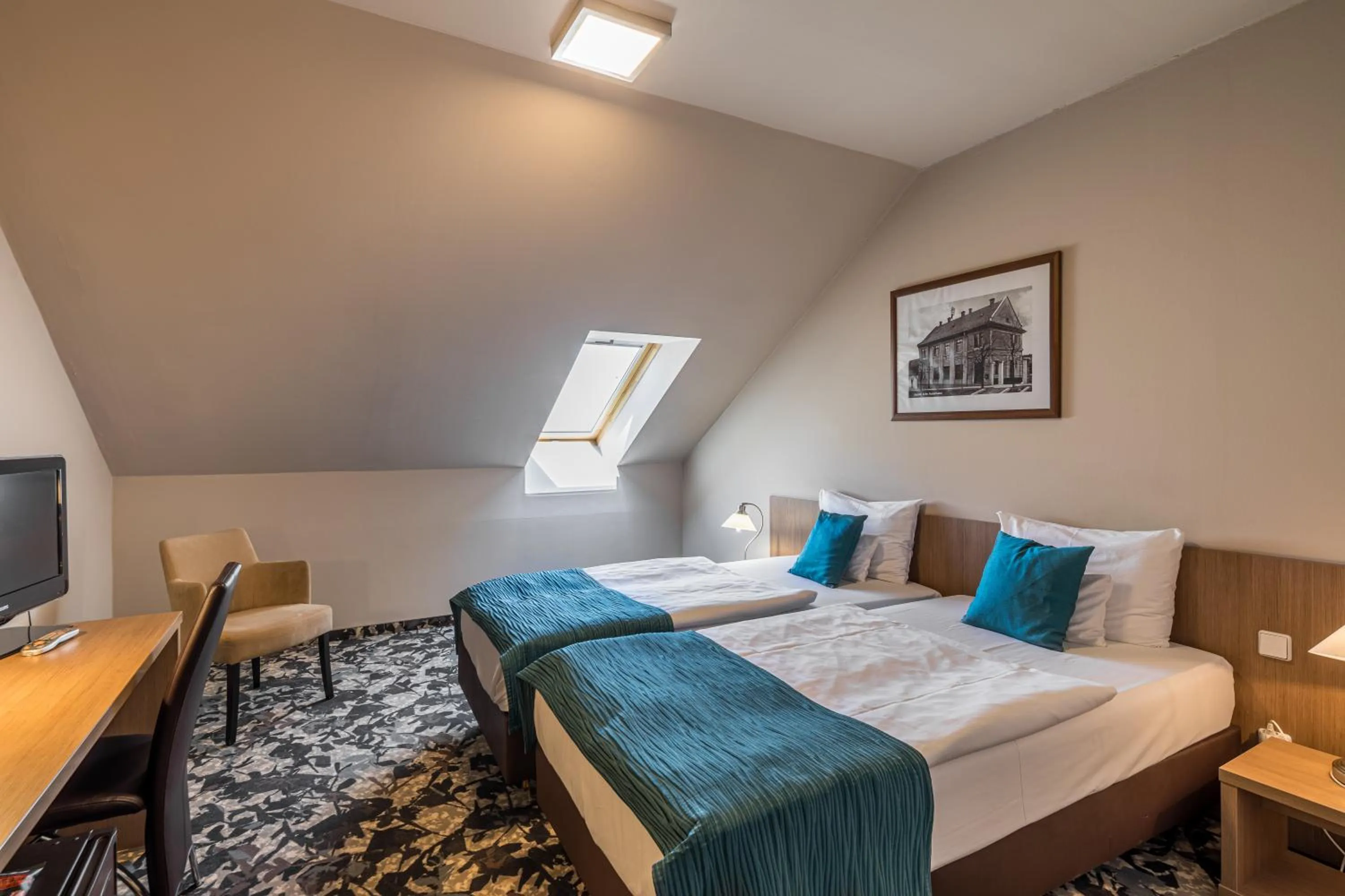 Bedroom, Bed in Erzsébet Királyné Szálloda