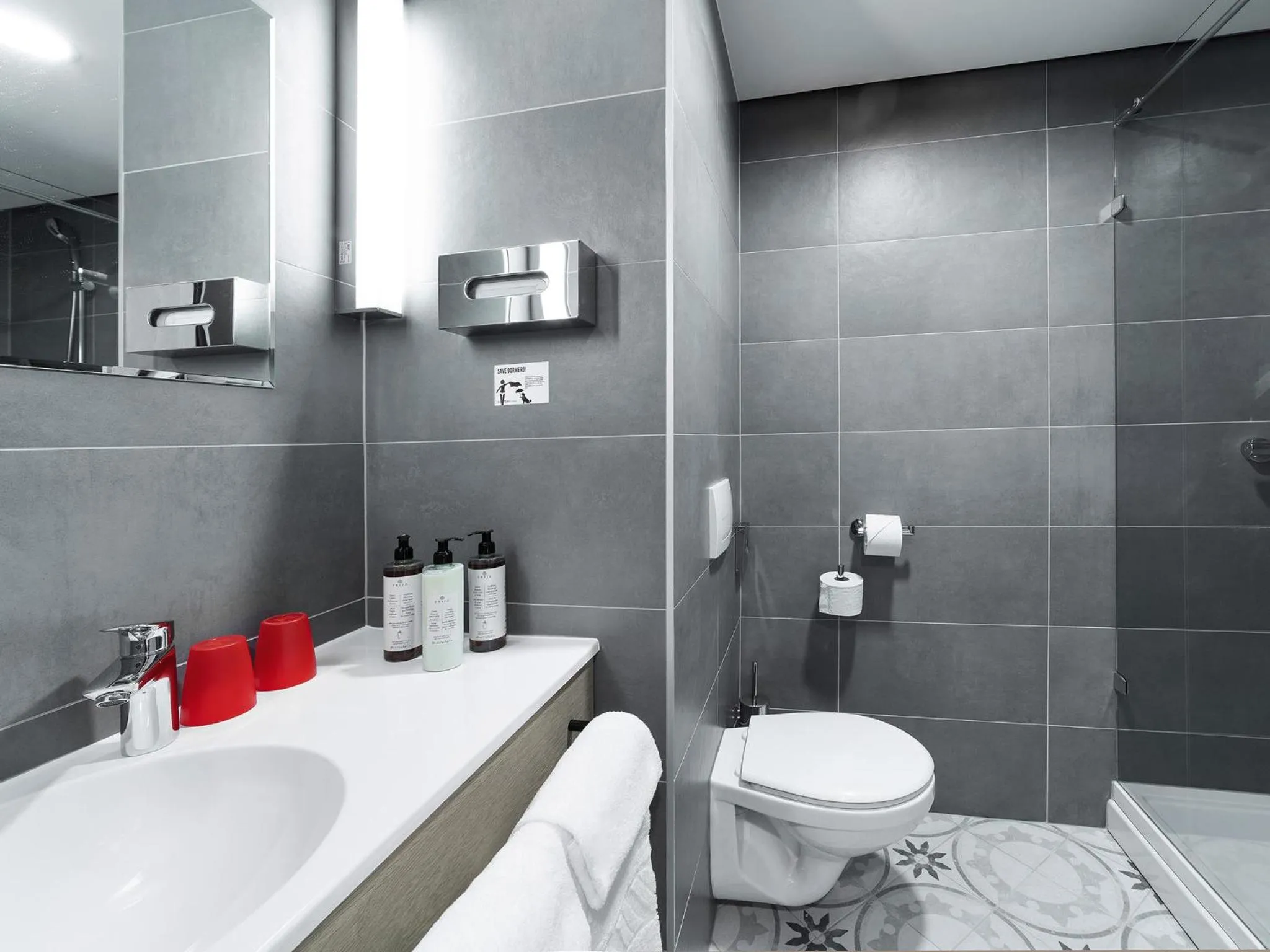 Bathroom in DORMERO Hotel Budapest