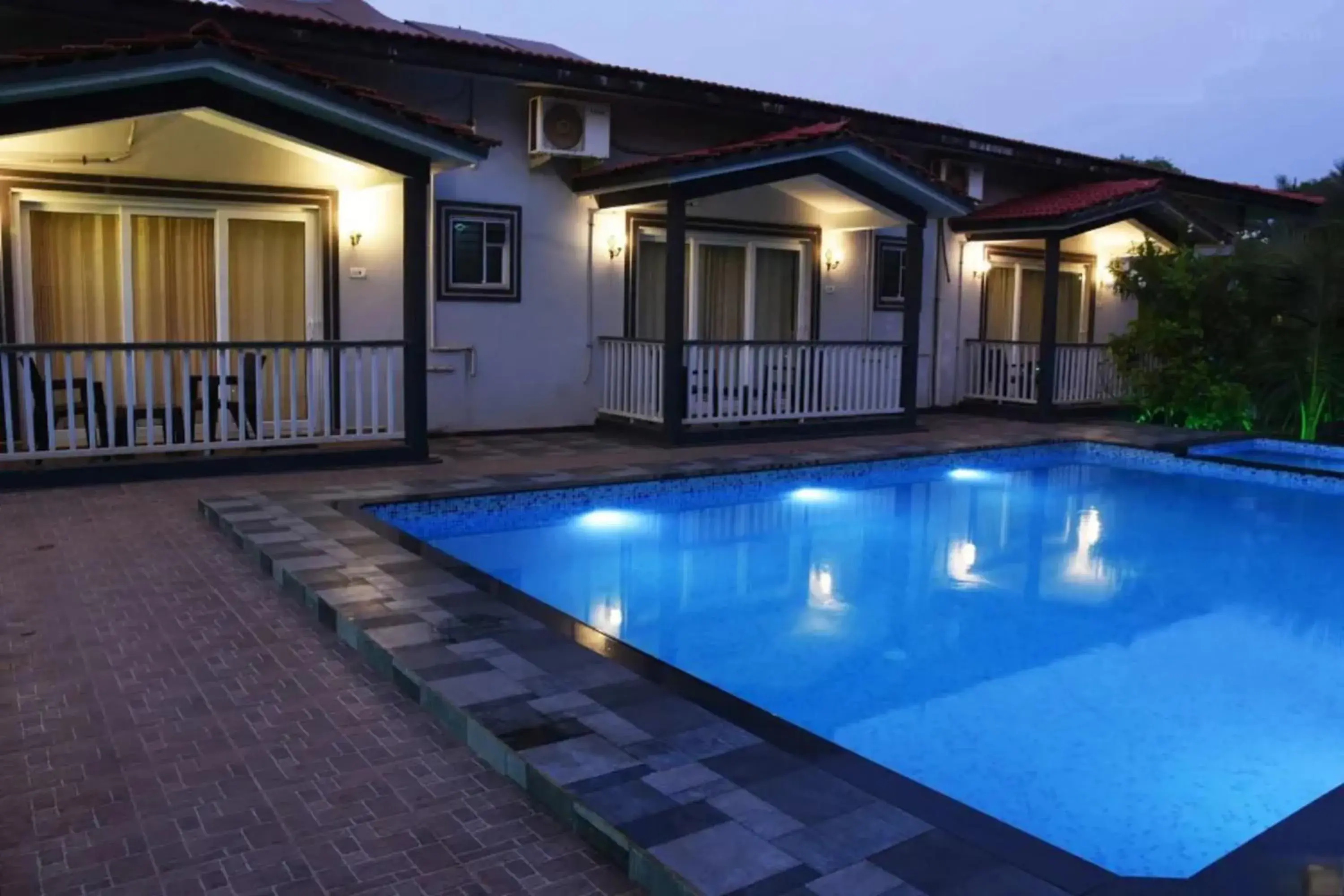 Swimming pool in FabEscape Vagator Retreat Resort With Swimming Pool - Nr Vagator Beach Swimming pool in FabEscape Vagator Retreat Resort With Swimming Pool - Nr Vagator Beach