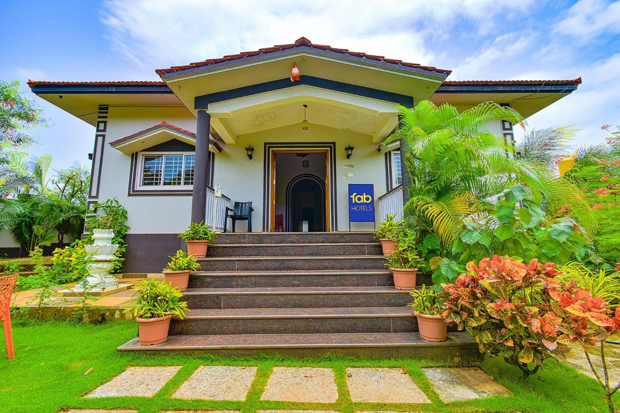 Facade/entrance in FabEscape Vagator Retreat Resort With Swimming Pool - Nr Vagator Beach