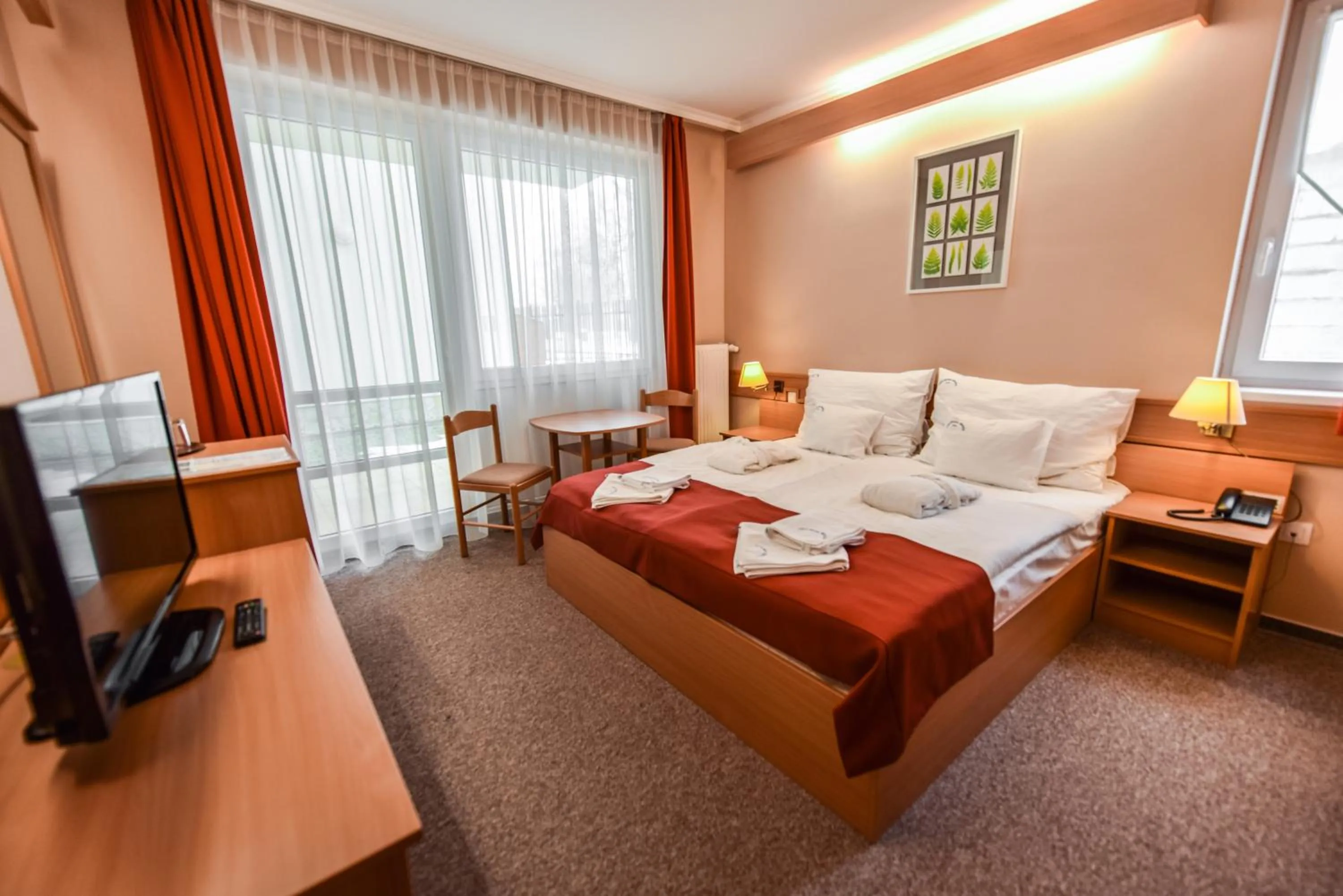 Photo of the whole room, Bed in Aqua Hotel Termál