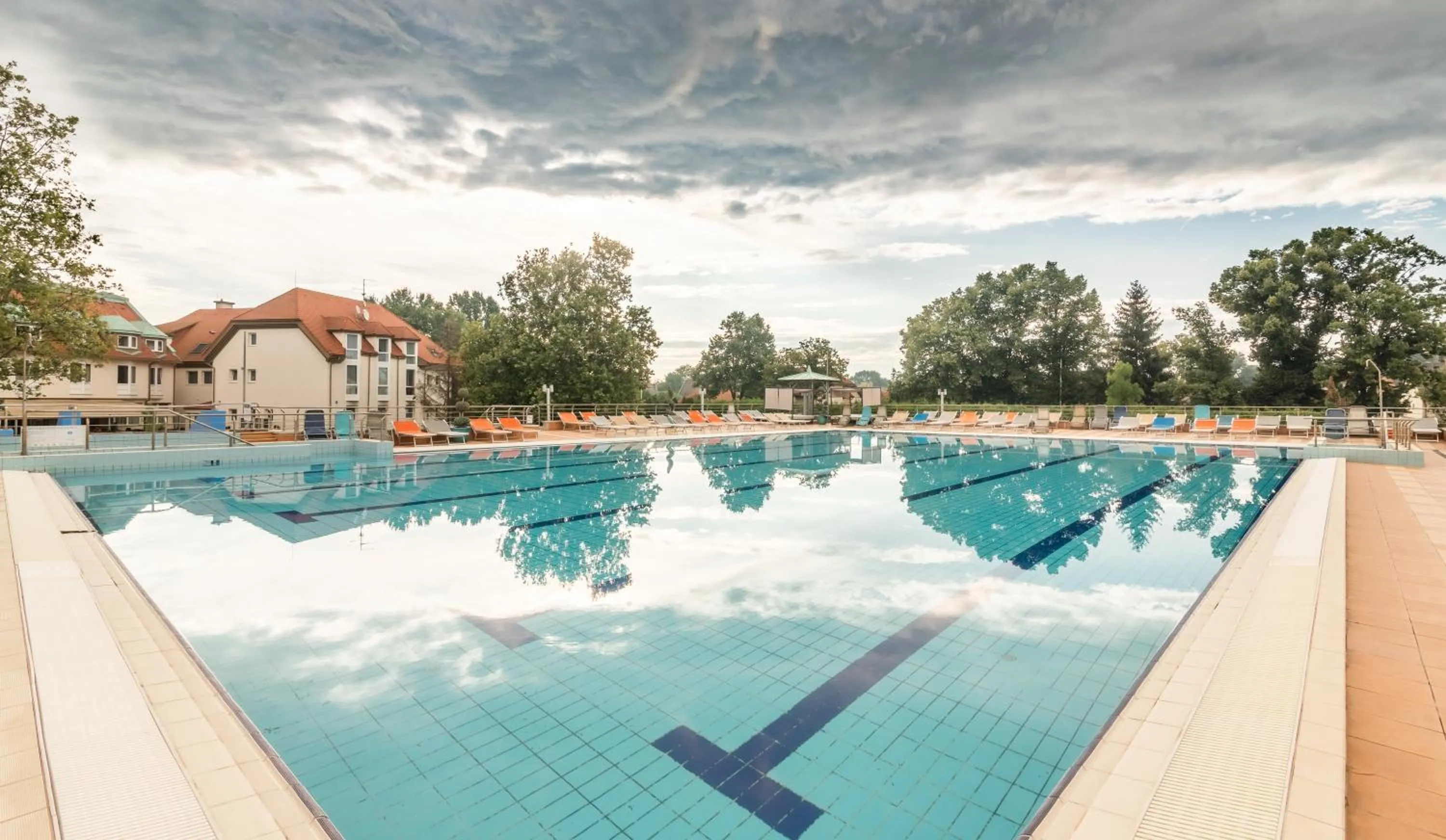 Property building in Aqua Hotel Termál