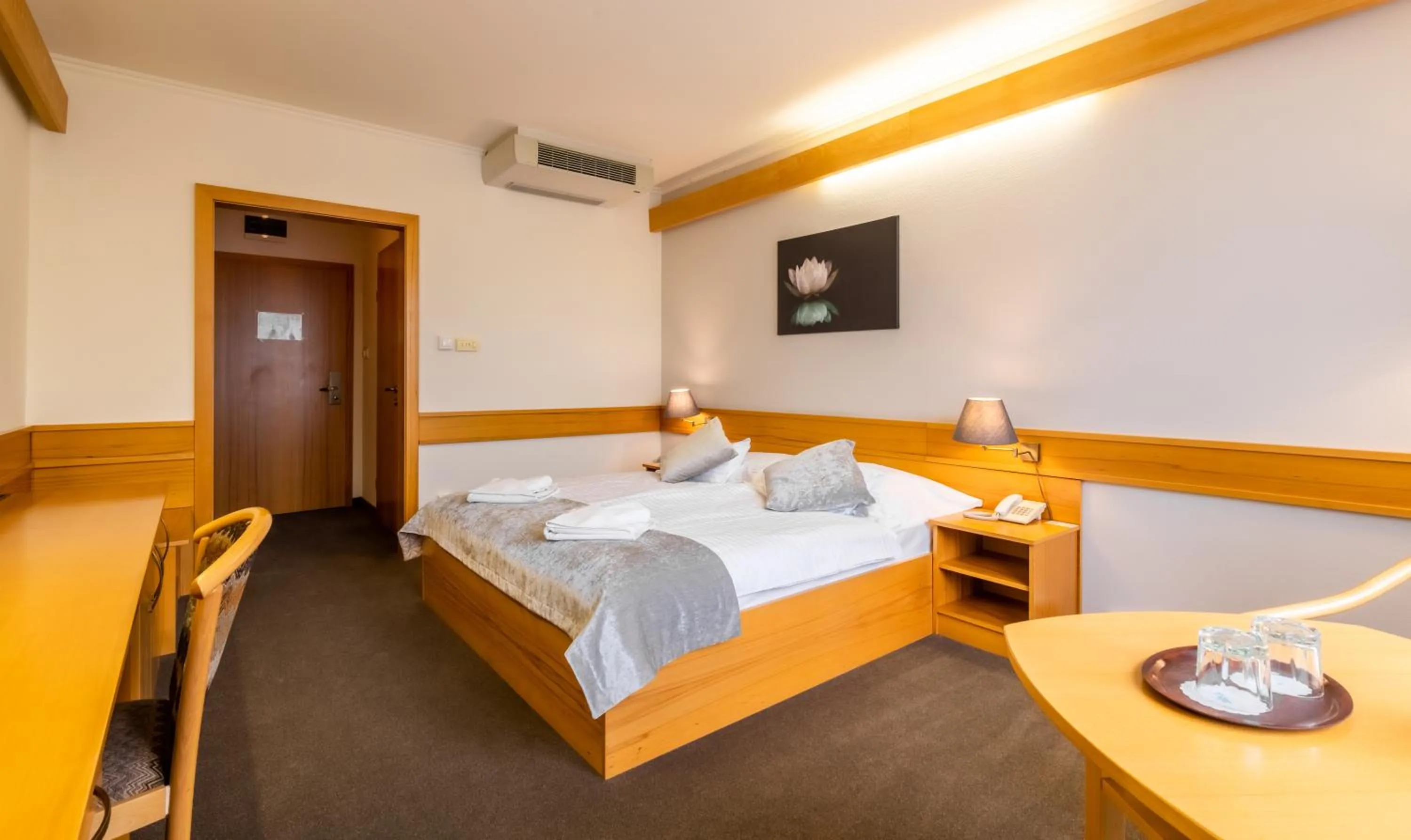 Photo of the whole room, Bed in Aqua Hotel Termál