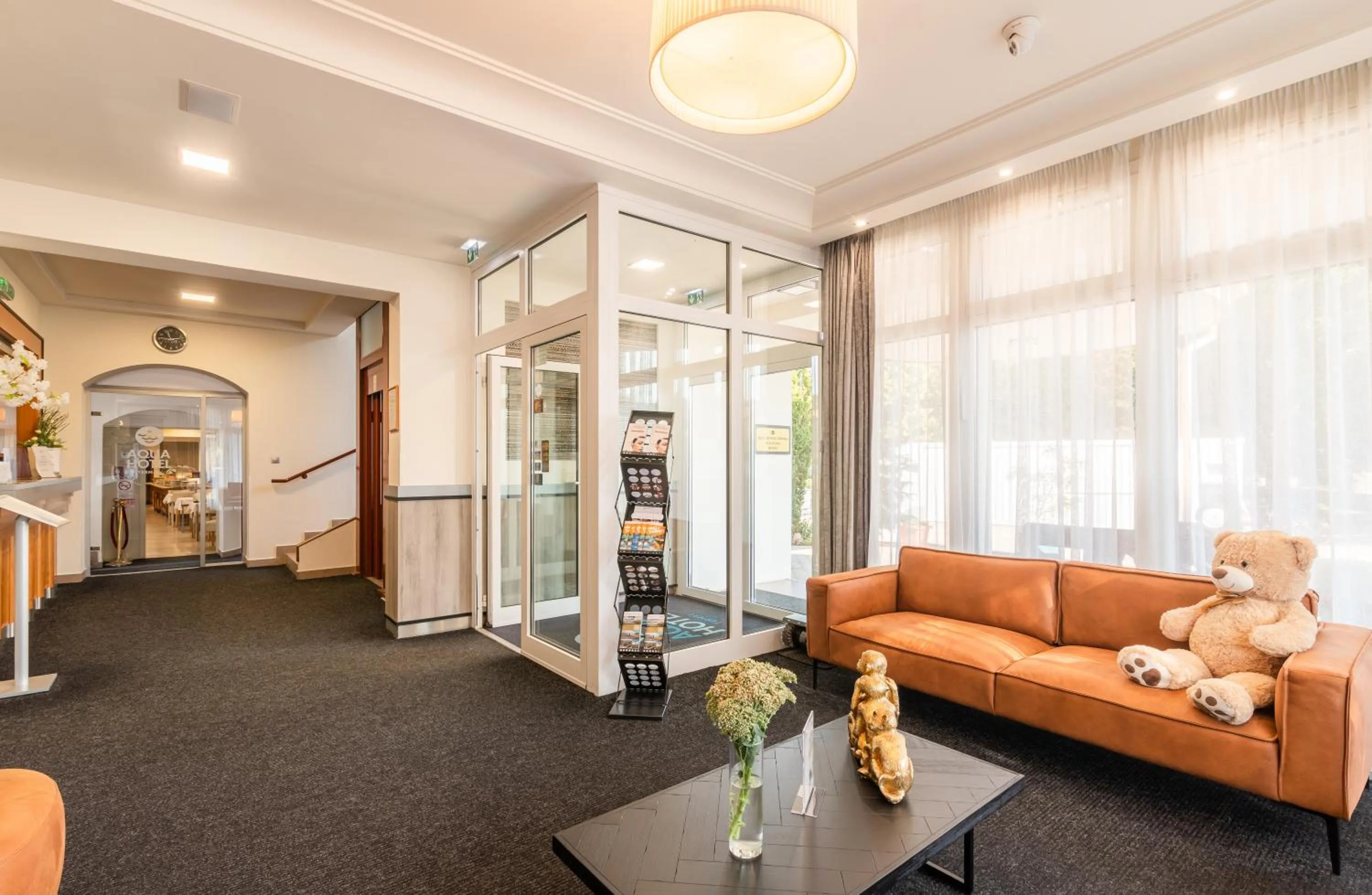 Lobby or reception in Aqua Hotel Termál