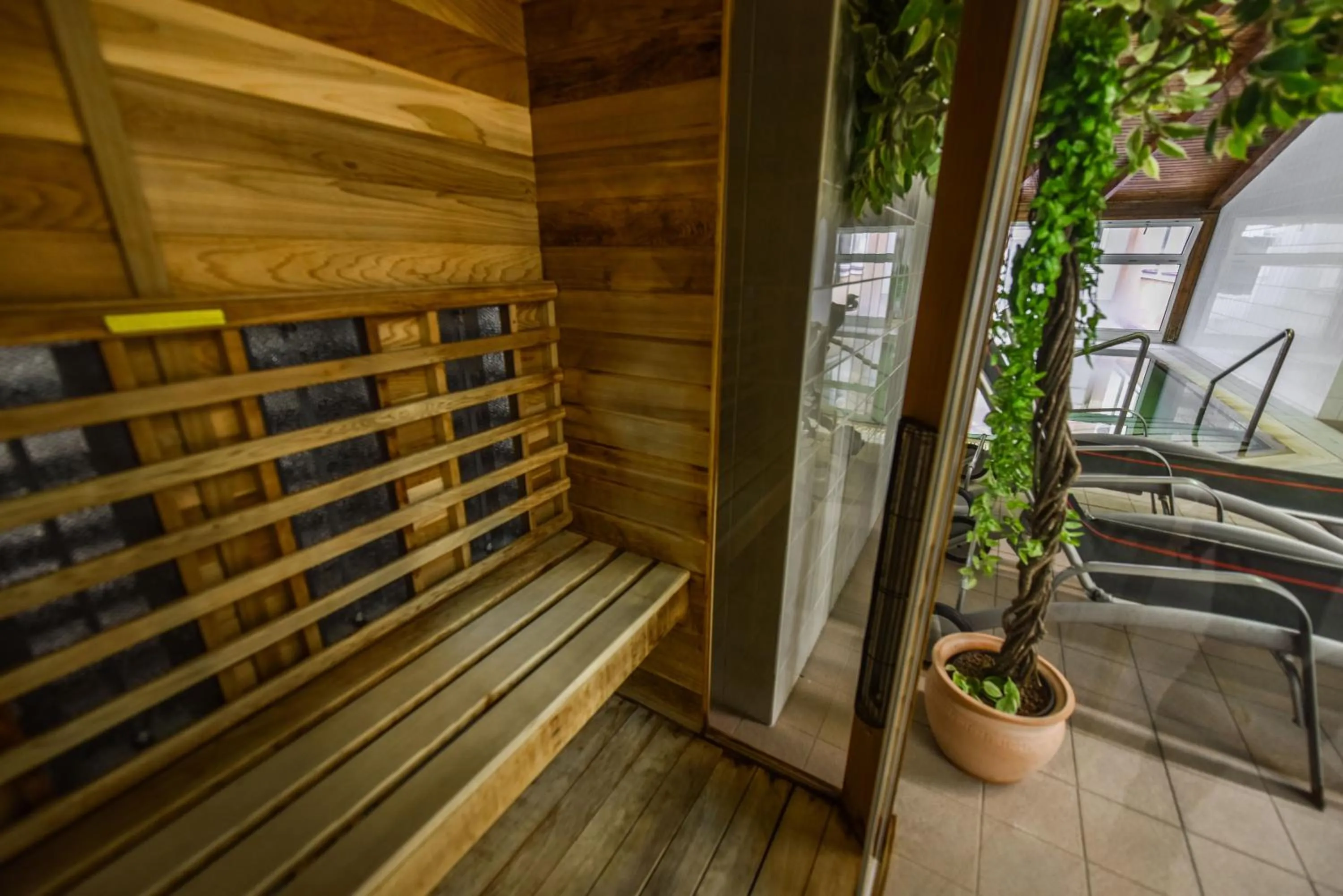 Sauna in Aqua Hotel Termál