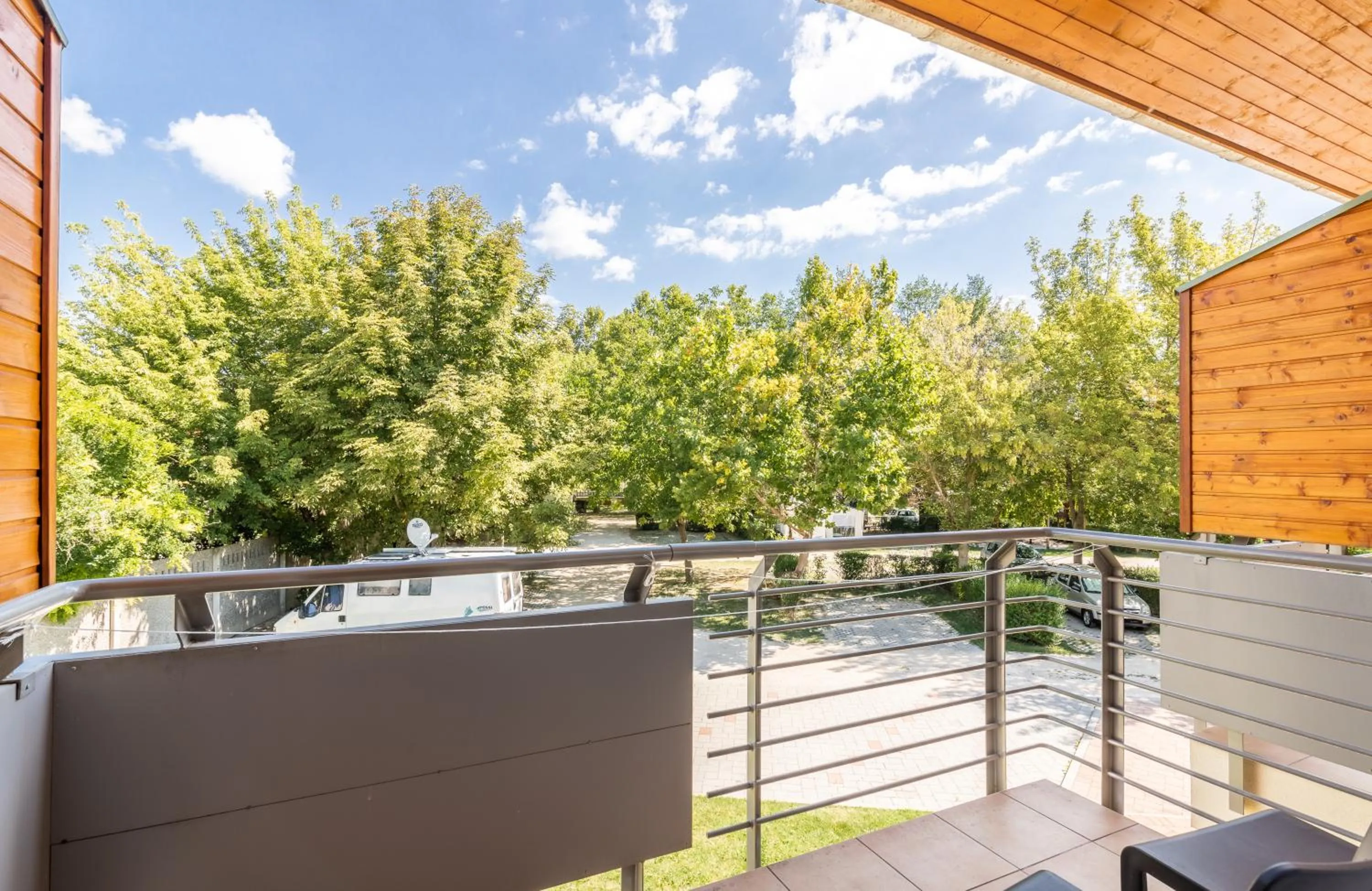 Balcony/Terrace in Aqua Hotel Termál