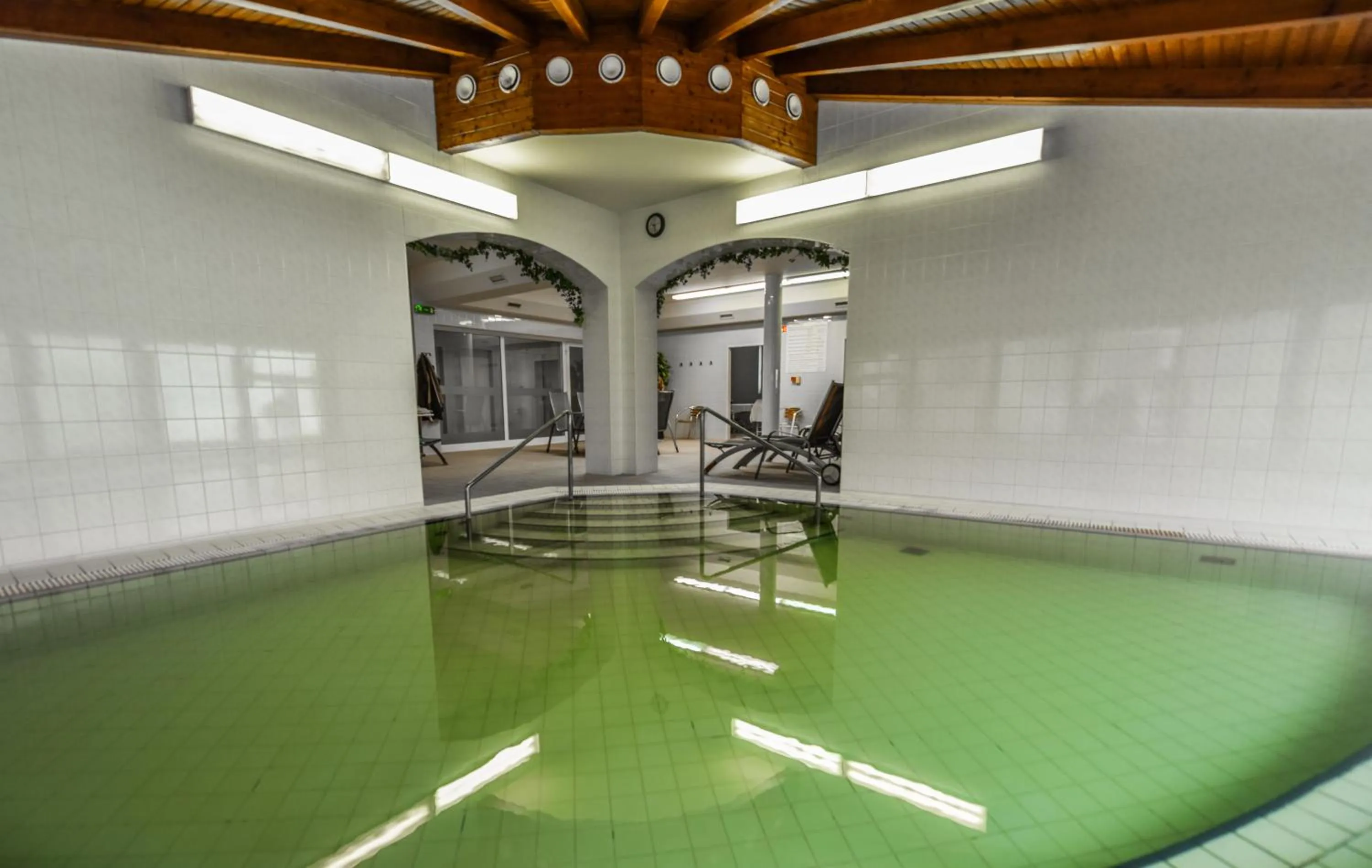 Hot Spring Bath in Aqua Hotel Termál