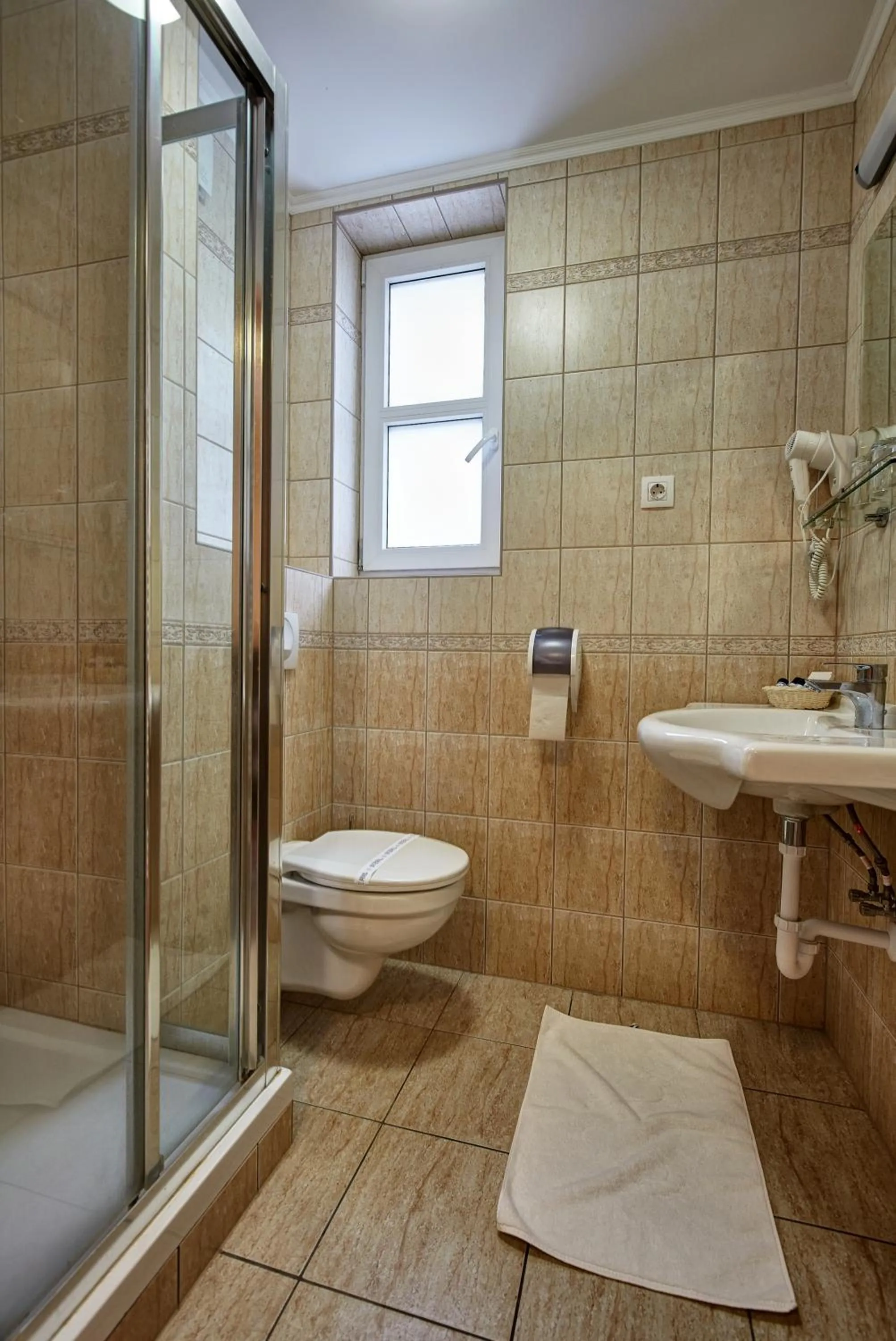 Bathroom in Aqua Hotel Termál