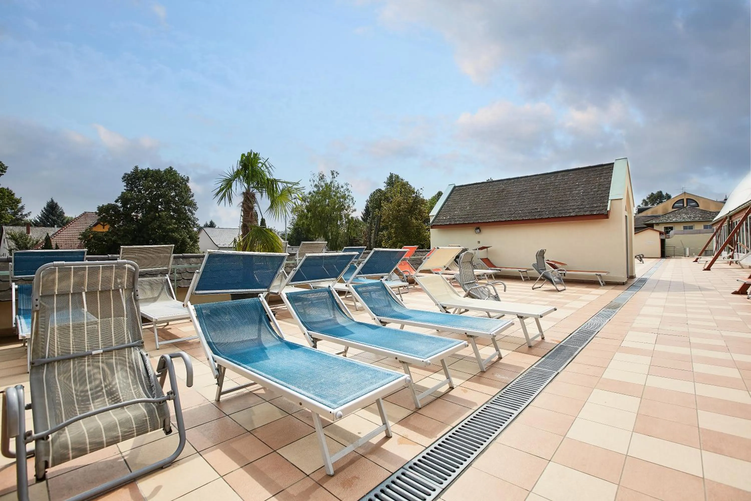 Swimming pool in Aqua Hotel Termál