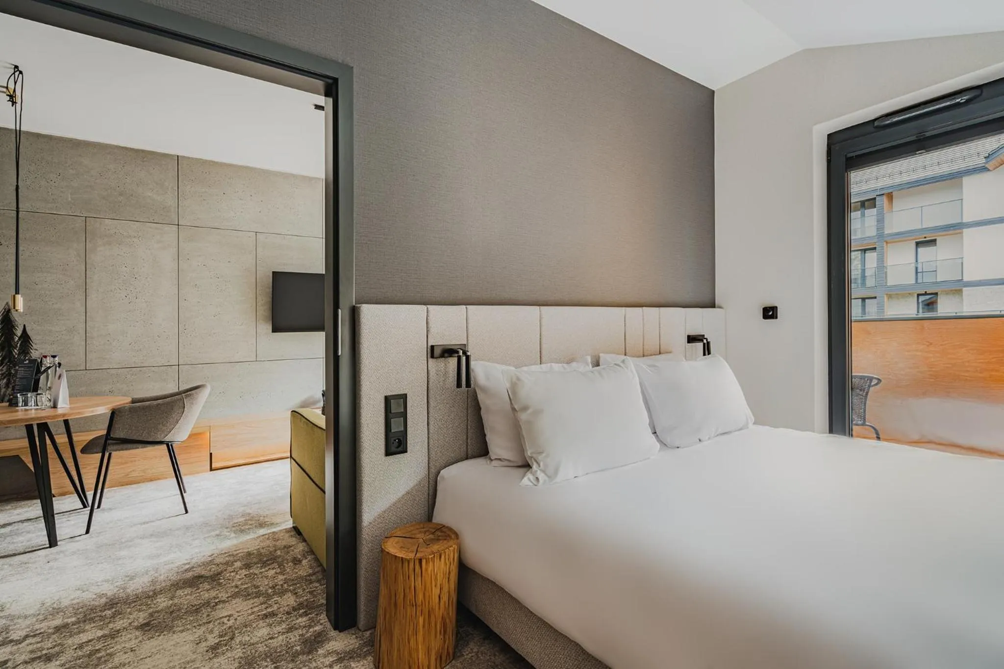 Bed in Tremonti Hotel Karpacz