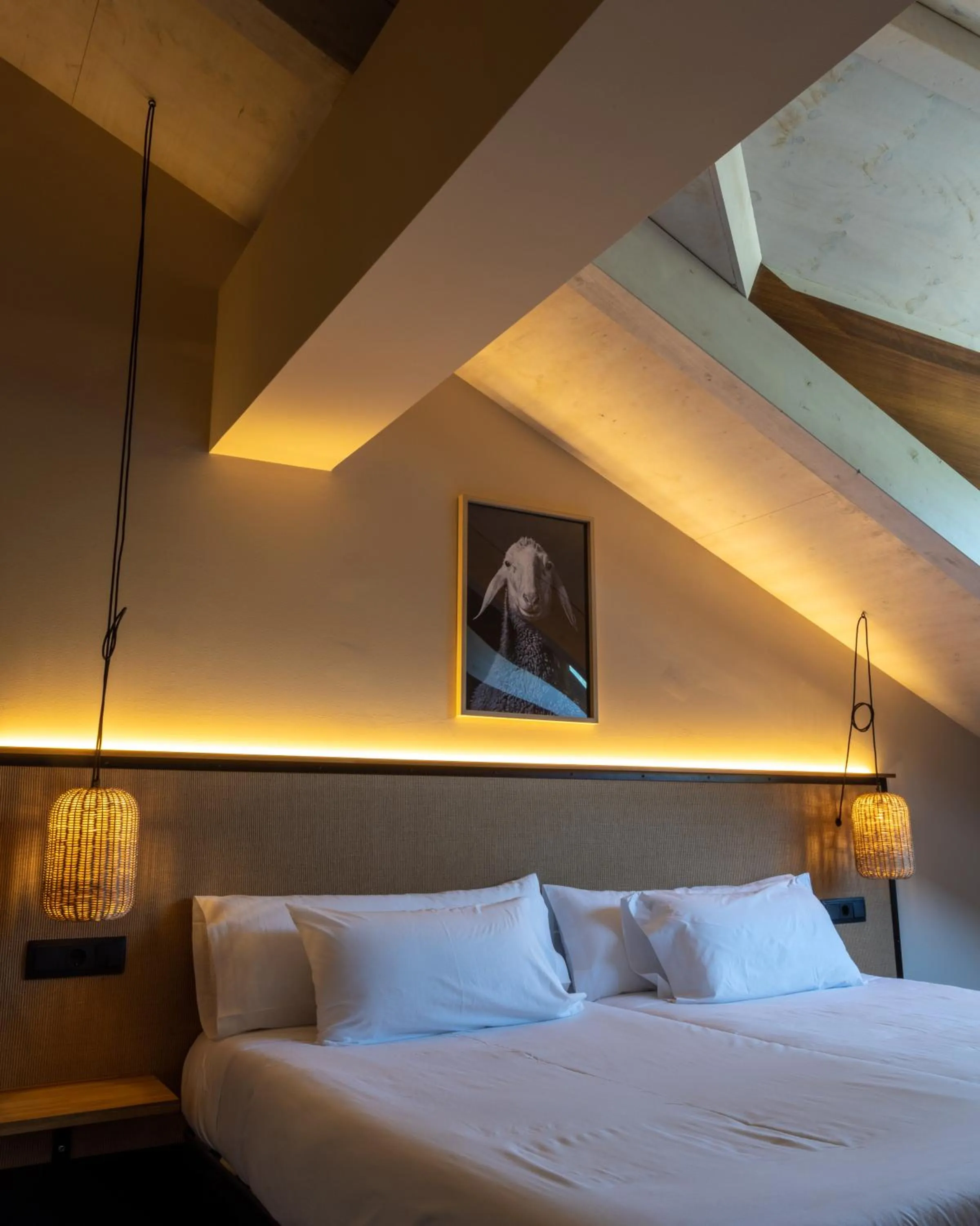 Bed in No-Mad Green Hotel