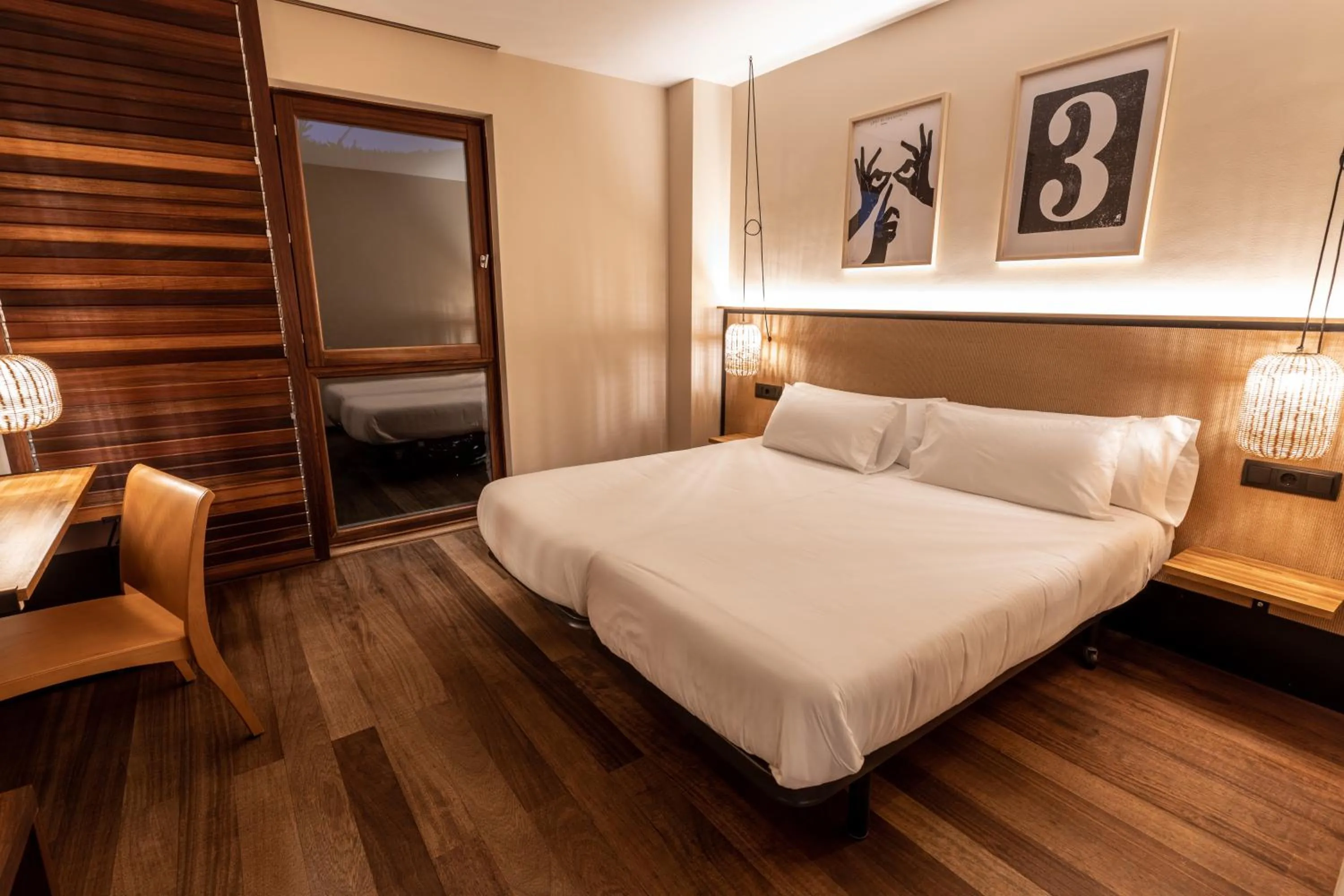 Bed in No-Mad Green Hotel