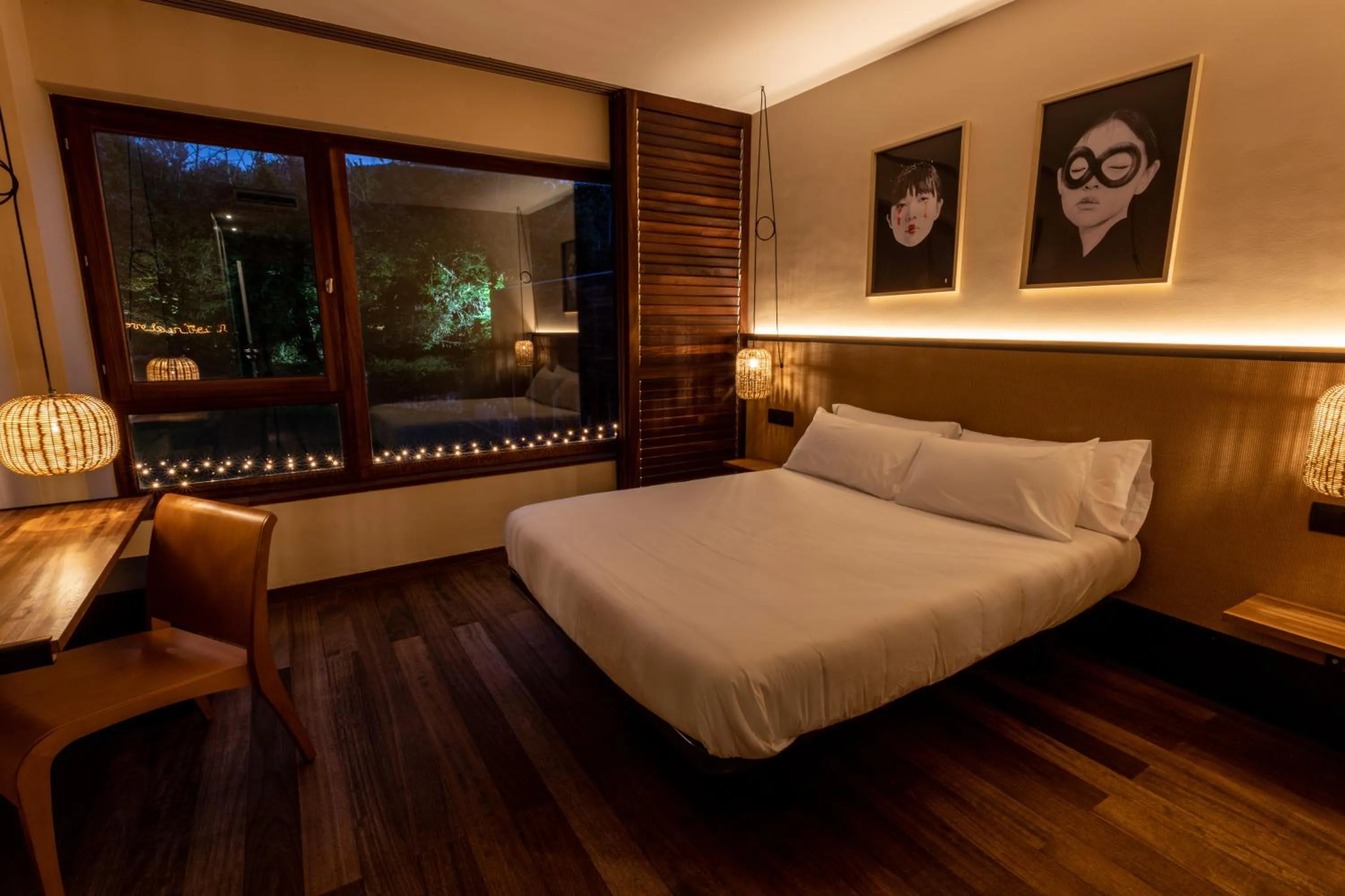 Bed in No-Mad Green Hotel