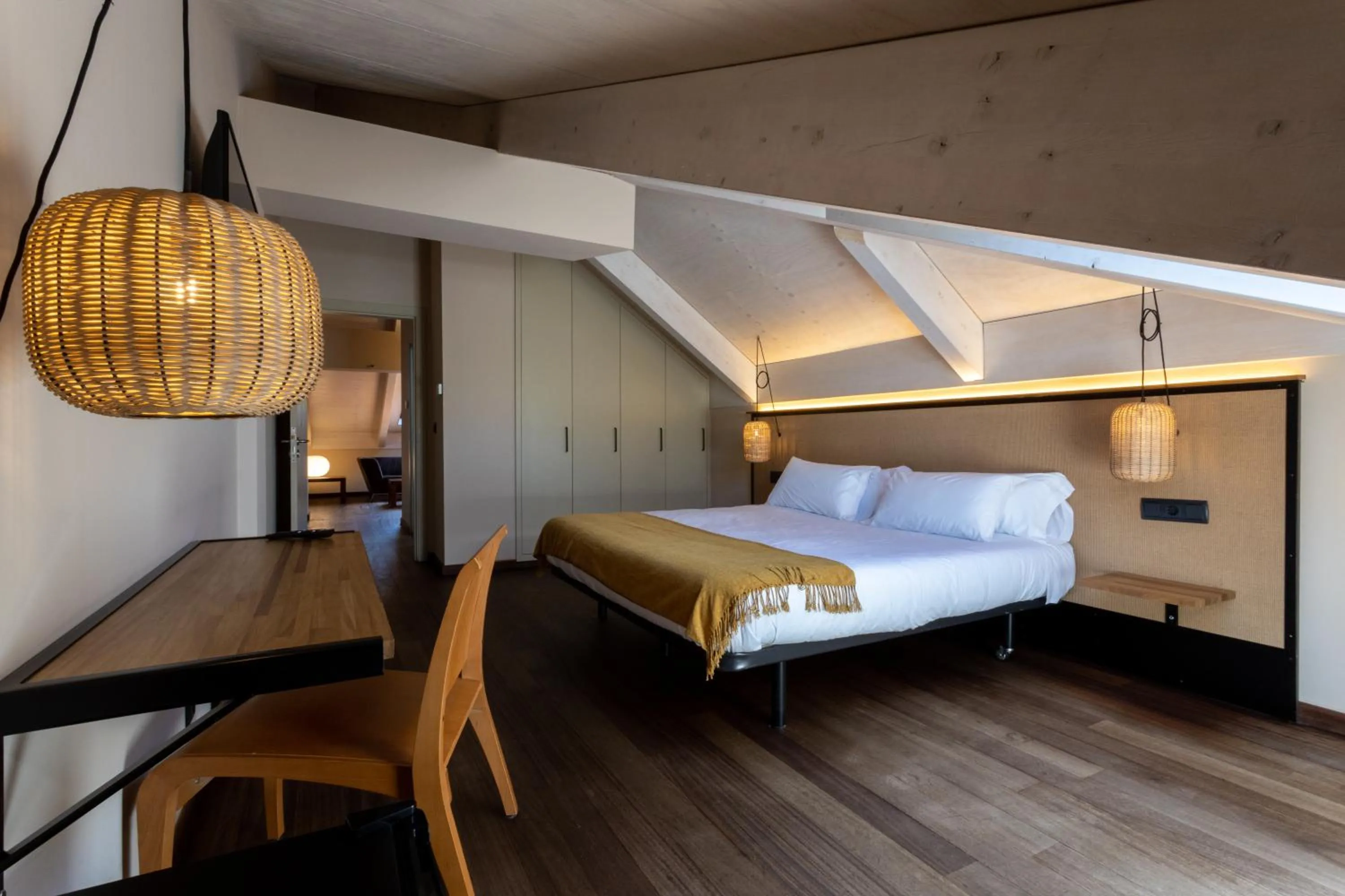 Bed in No-Mad Green Hotel