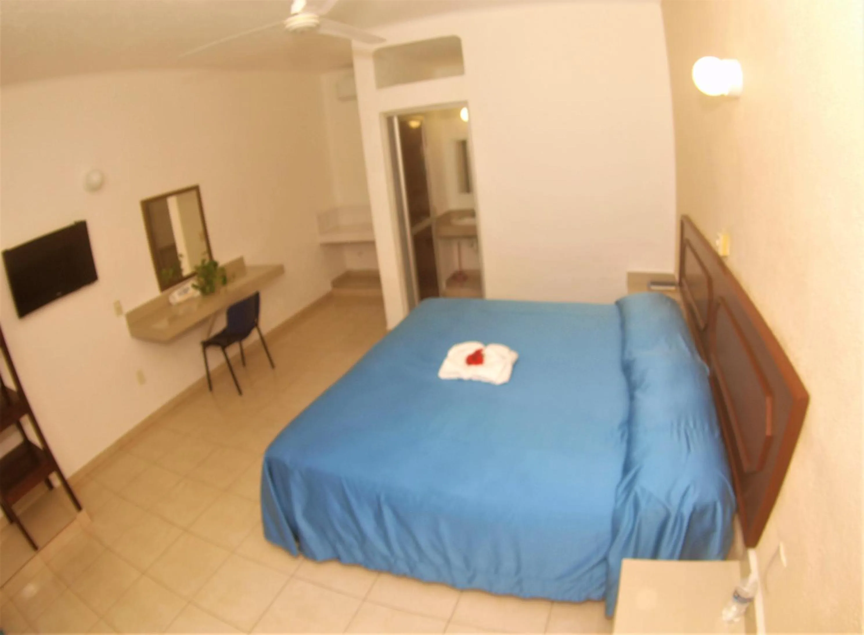 Bed in Hotel Rio Balsas