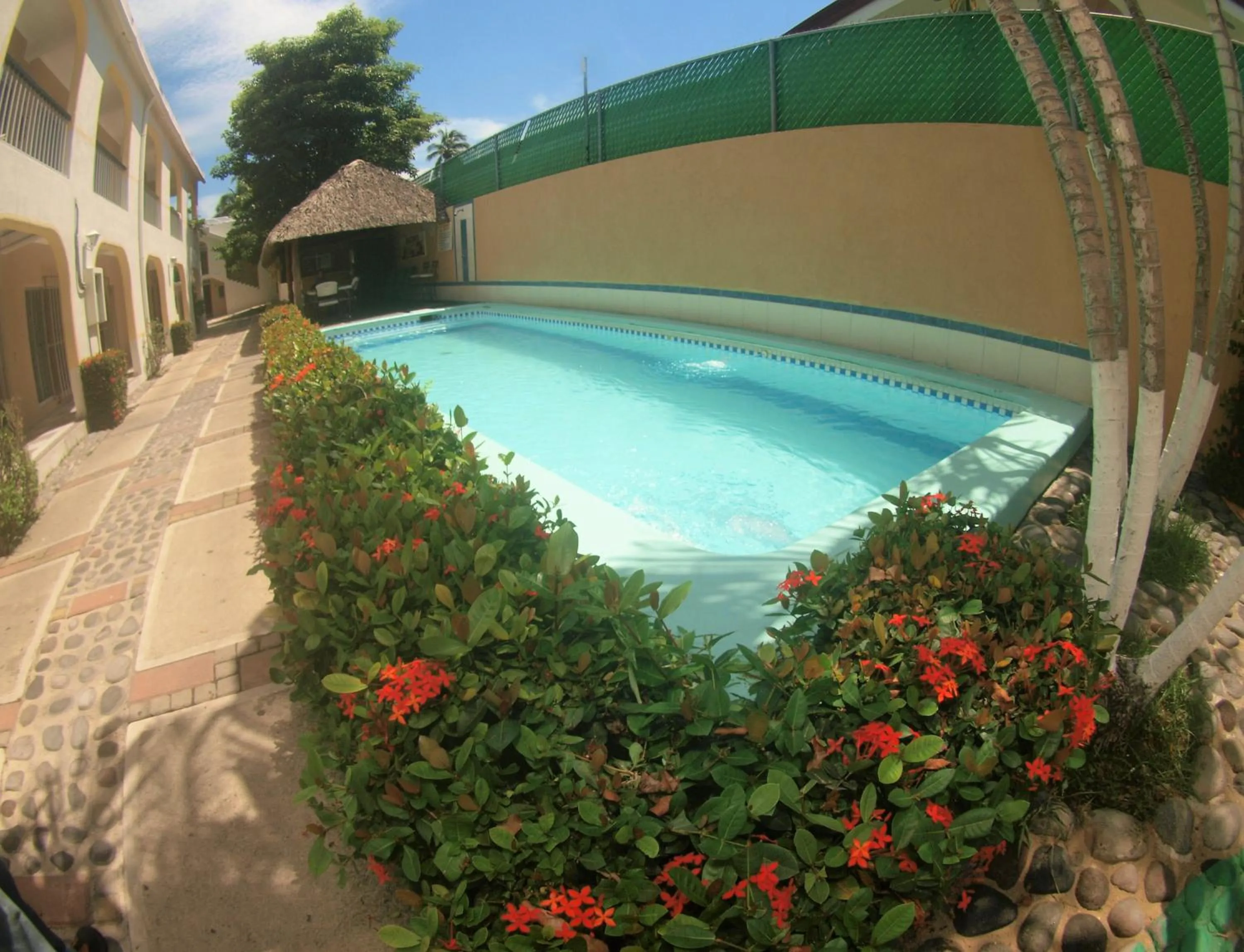 Swimming pool in Hotel Rio Balsas