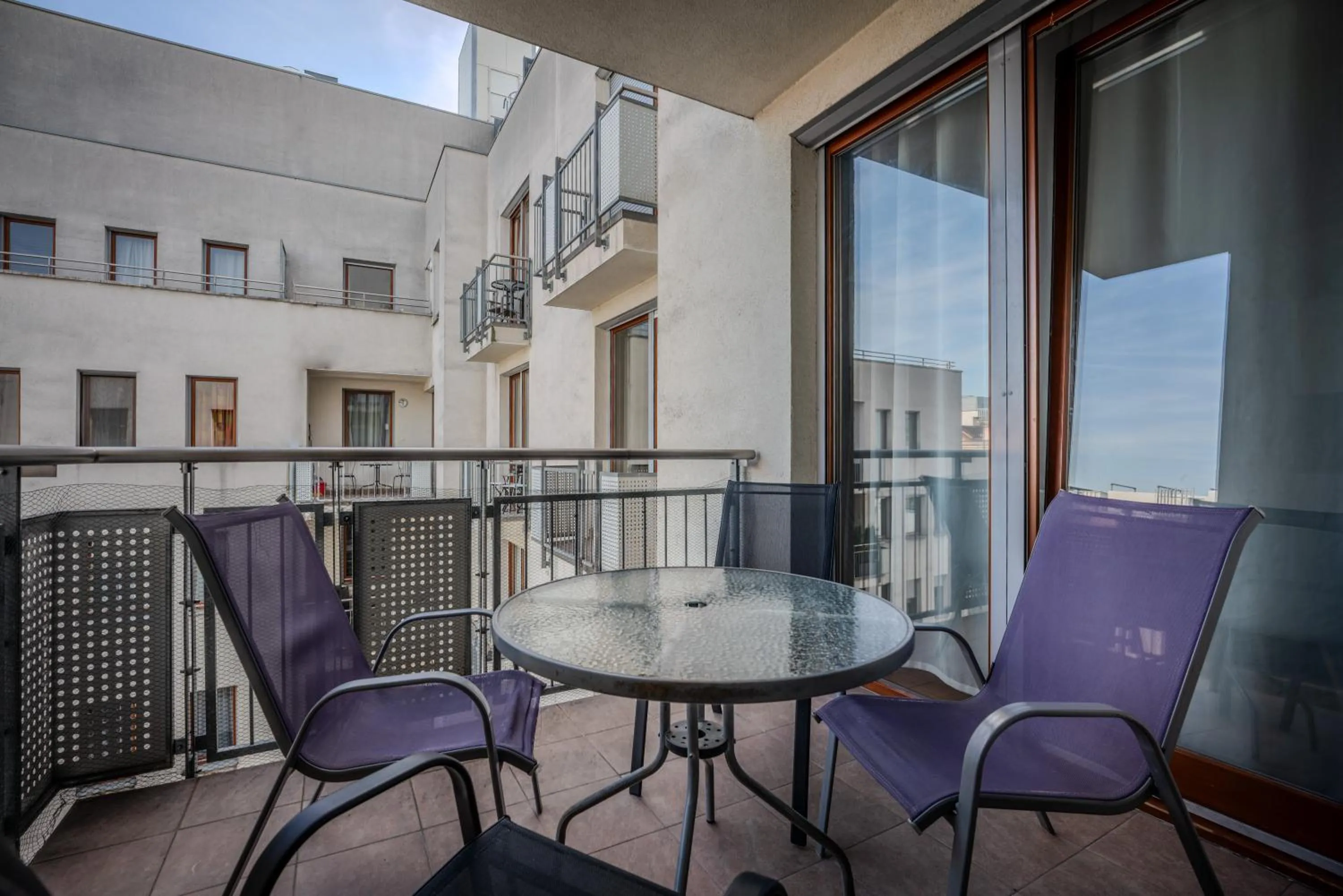Balcony/Terrace in Central Passage Apartments by Vagabond Downtown