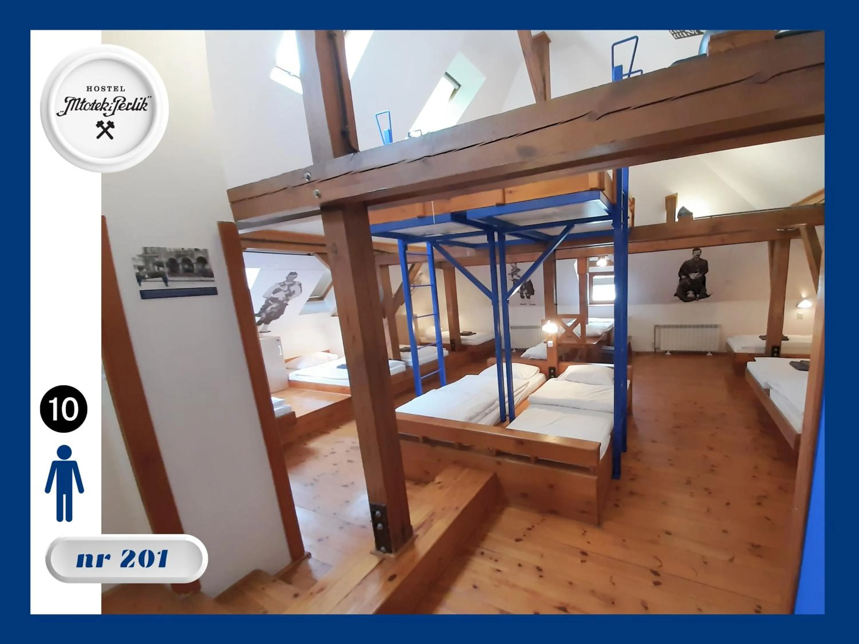 Bed in Hostel Młotek i Perlik