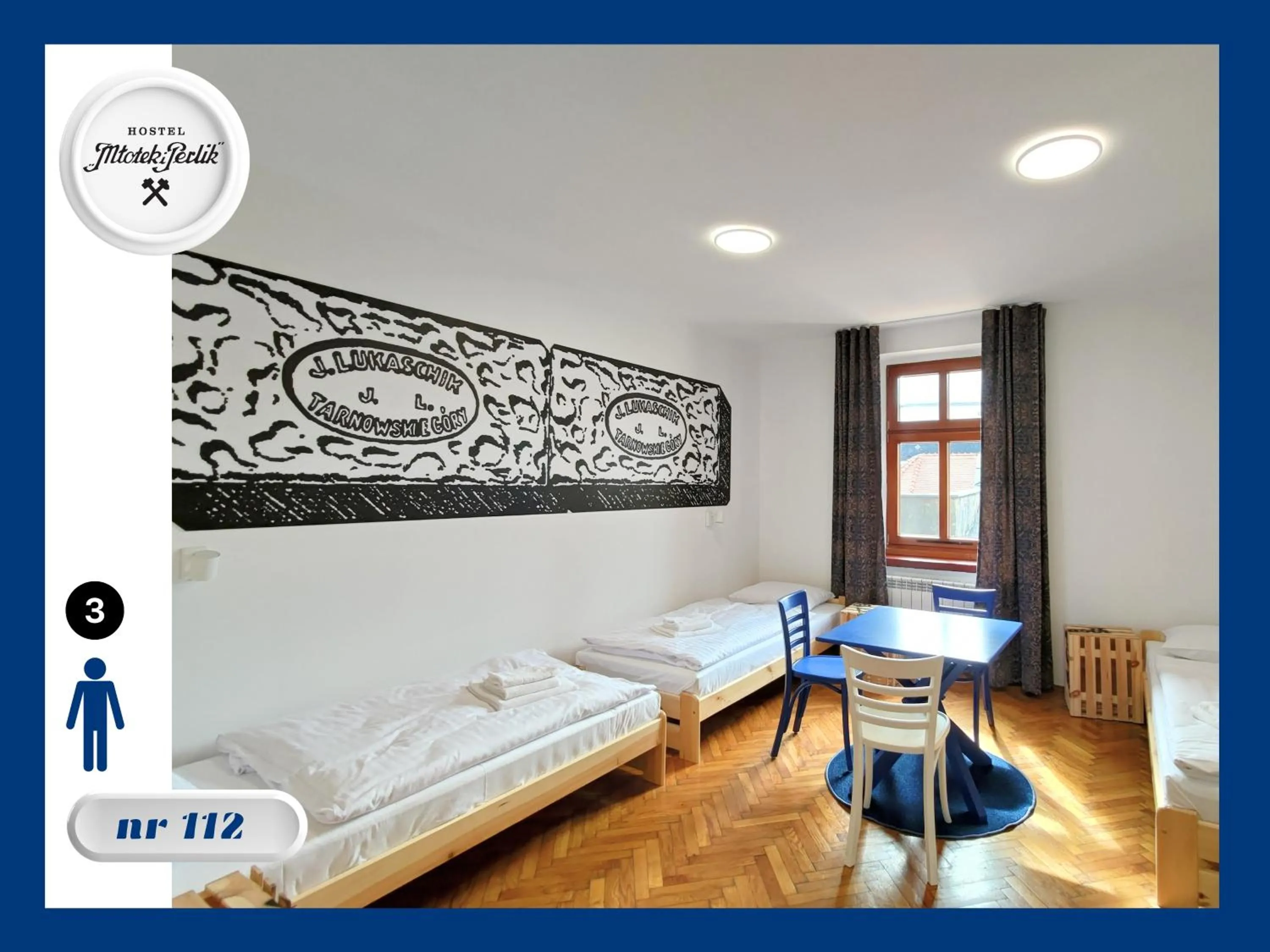 Bed in Hostel Młotek i Perlik