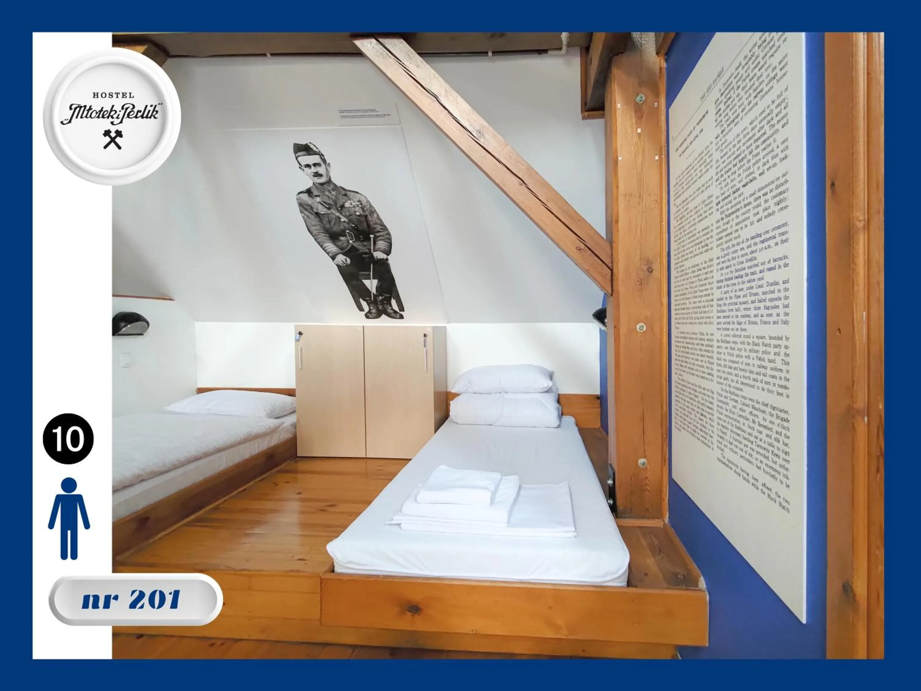 Bed in Hostel Młotek i Perlik