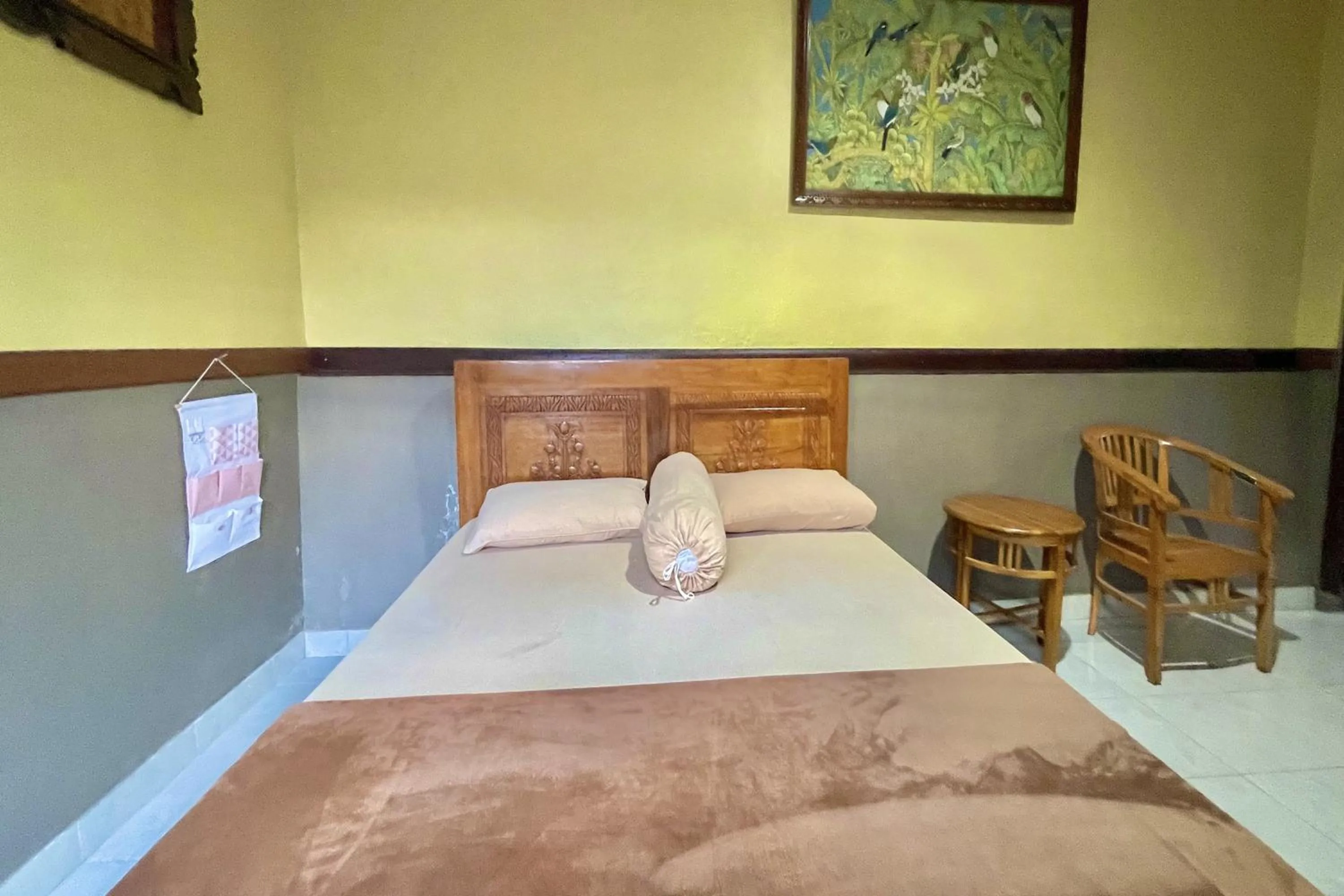 Bed in Mongan Homestay Beside The Belulang Hot Spring