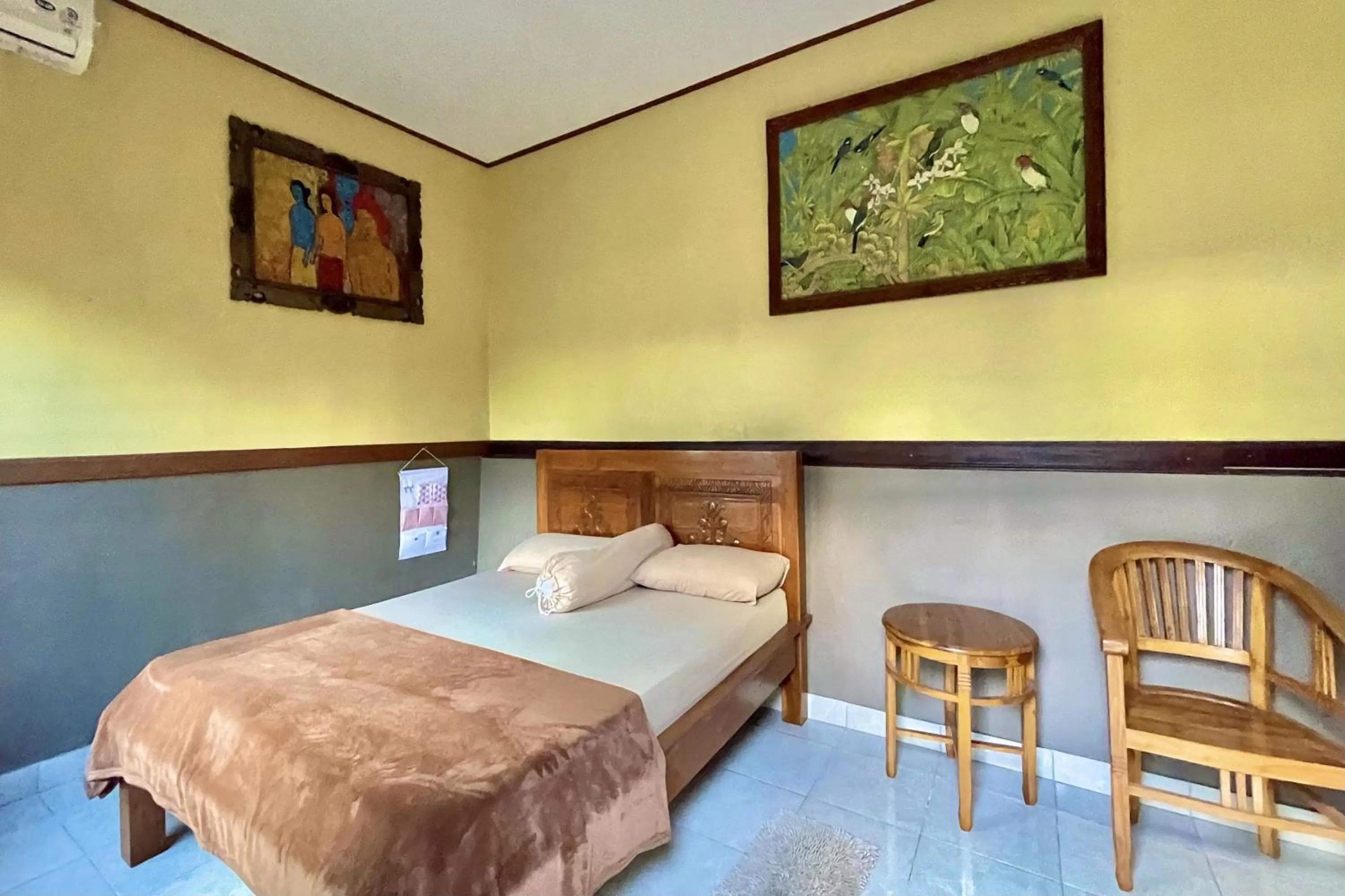 Bed in Mongan Homestay Beside The Belulang Hot Spring