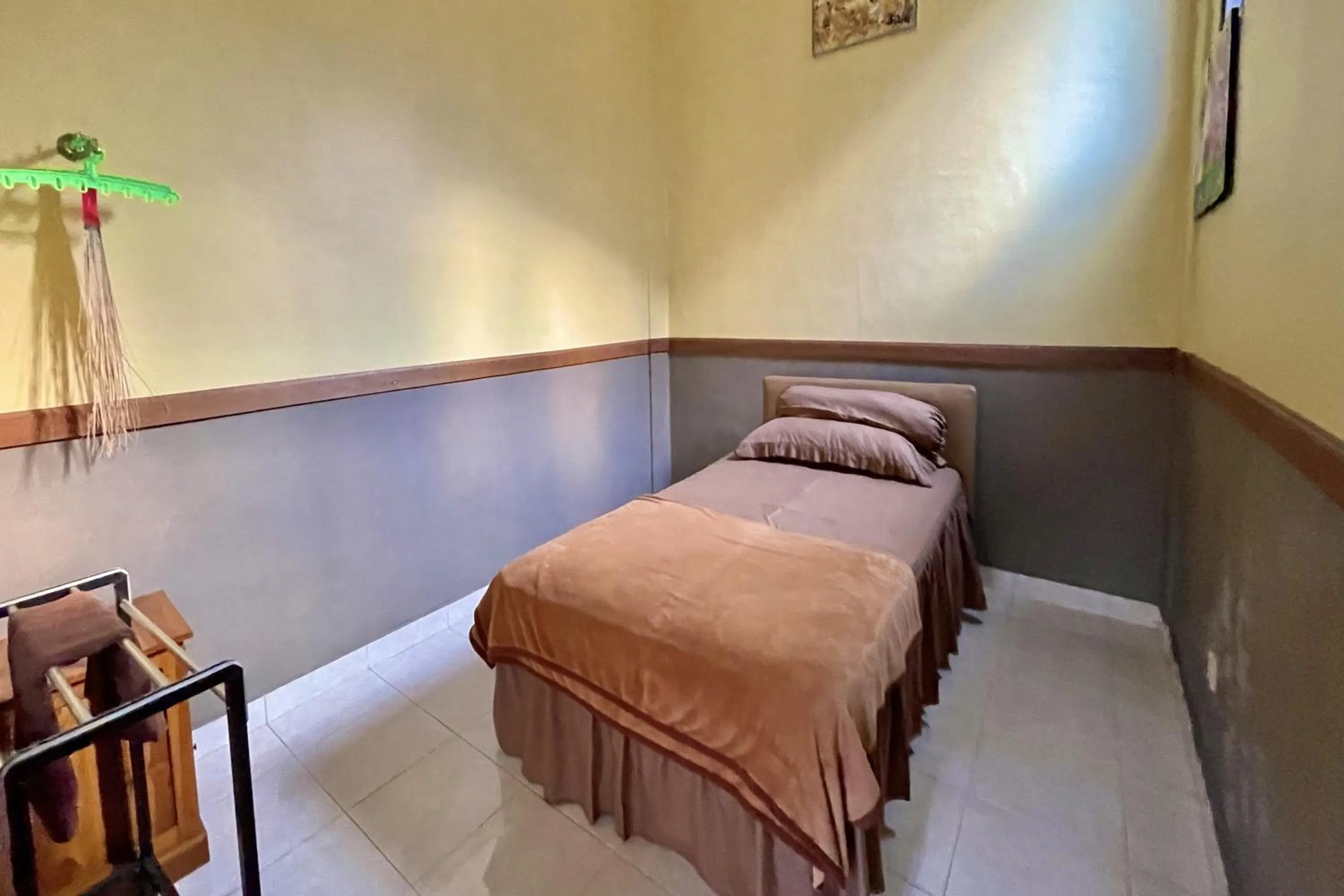 Bed in Mongan Homestay Beside The Belulang Hot Spring