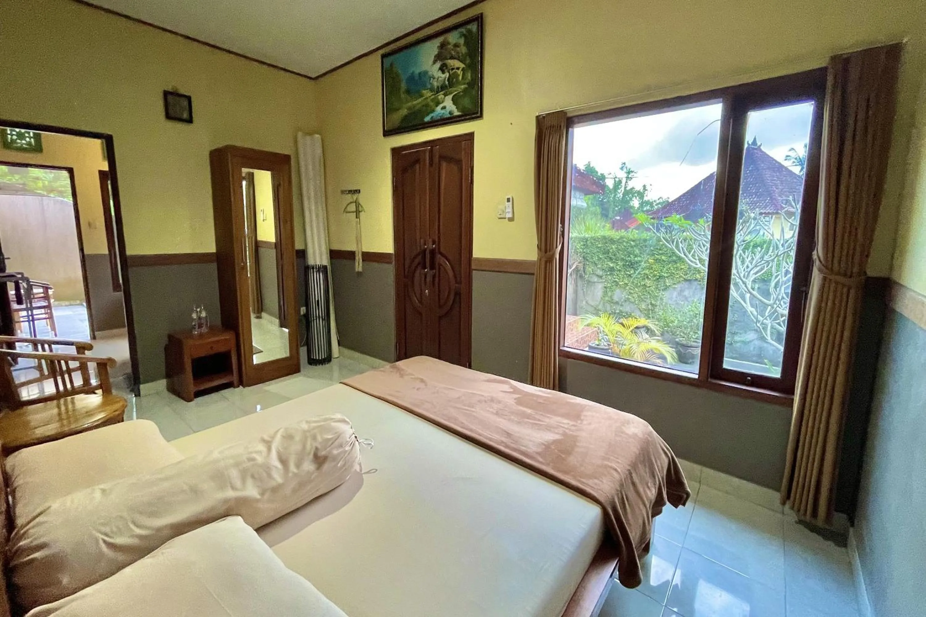 Bed in Mongan Homestay Beside The Belulang Hot Spring