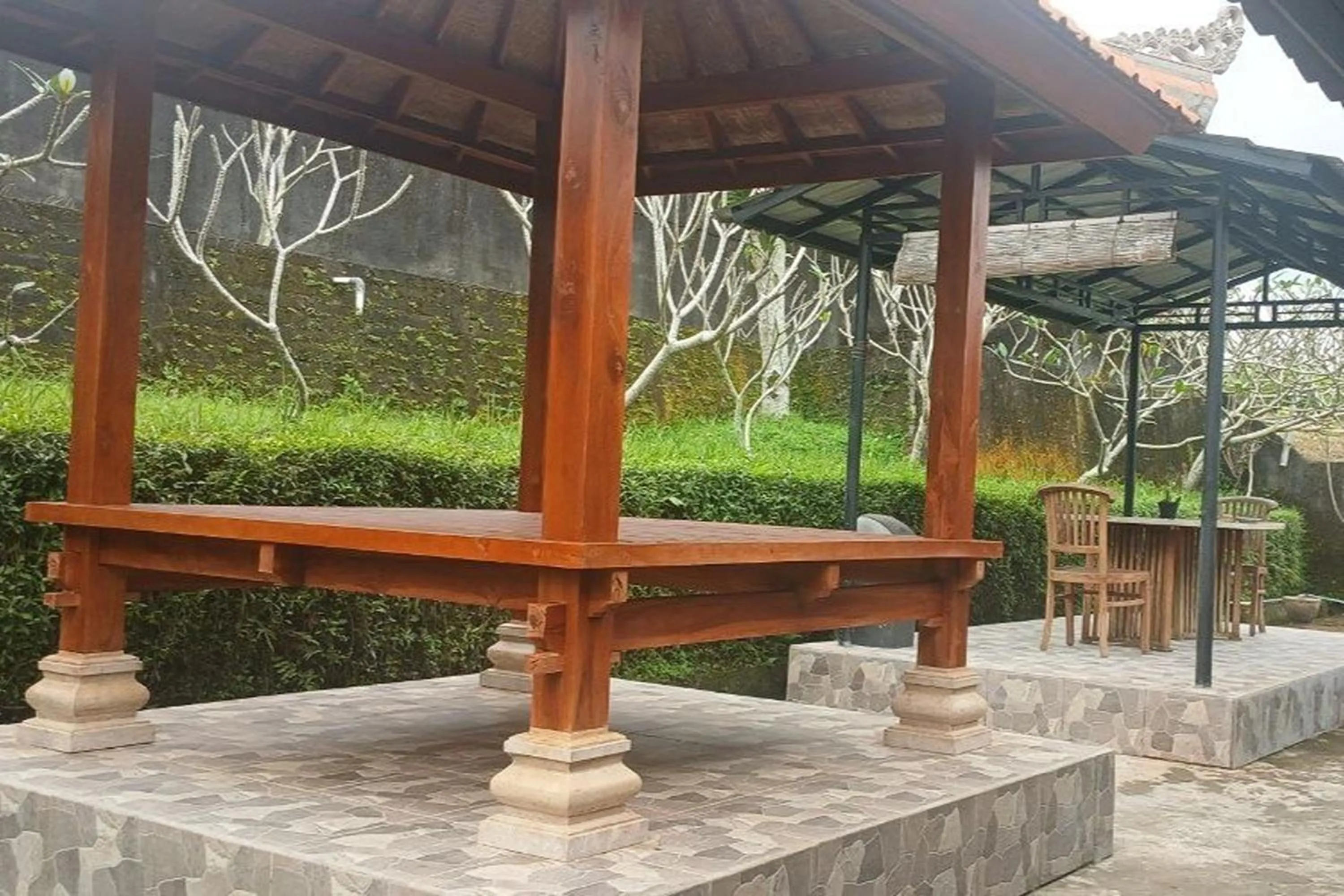 Balcony/Terrace in Mongan Homestay Beside The Belulang Hot Spring