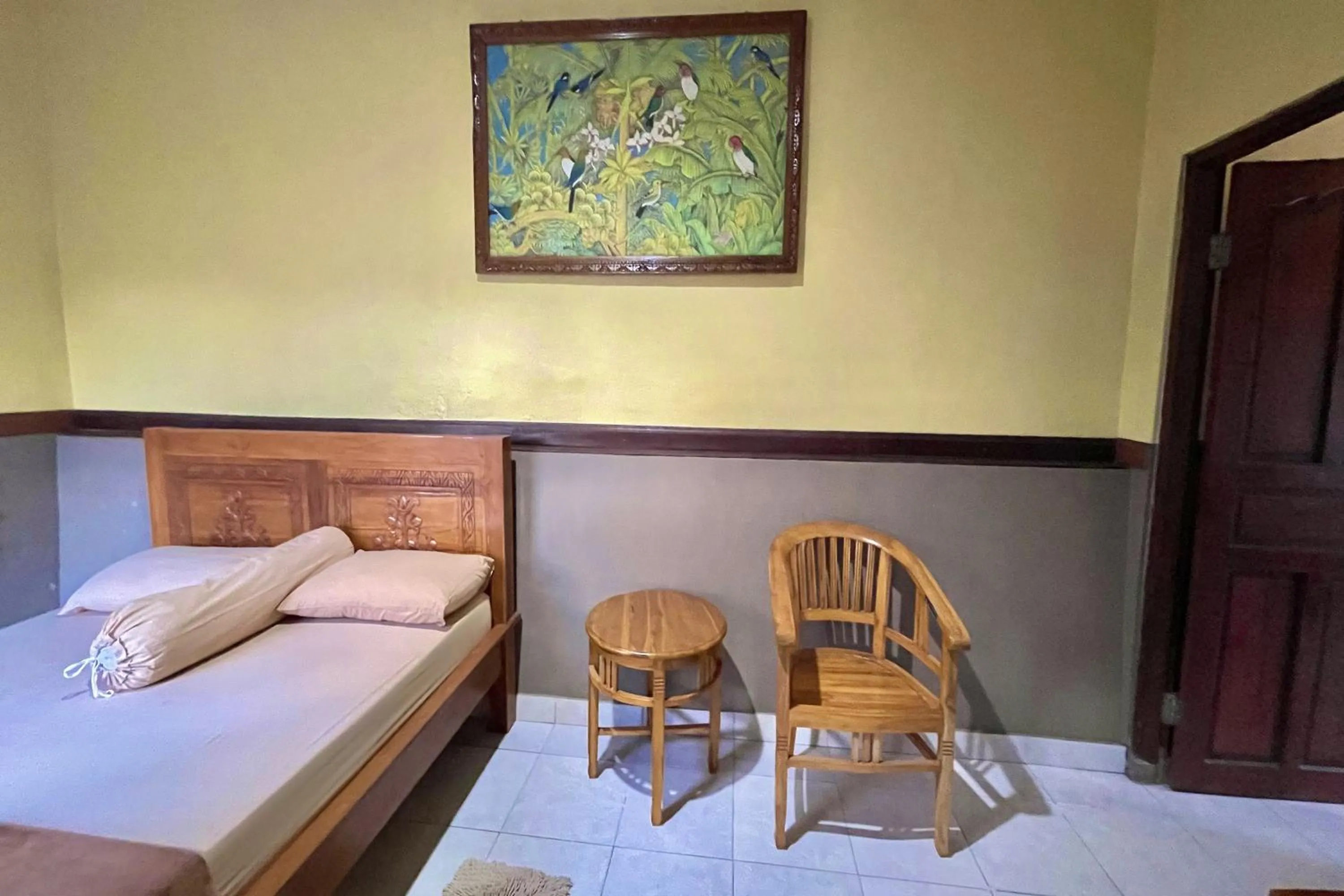 Bed in Mongan Homestay Beside The Belulang Hot Spring