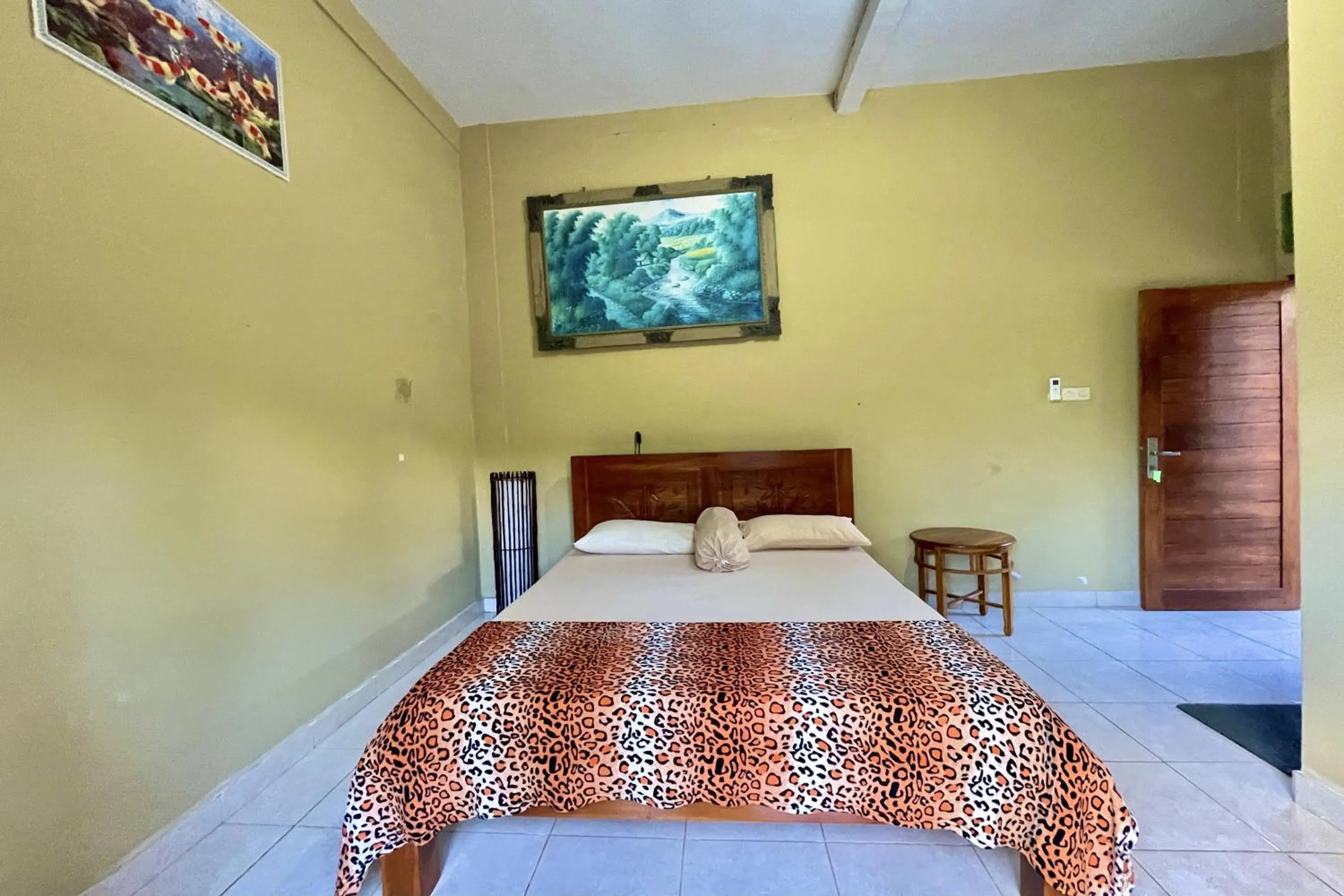 Bed in Mongan Homestay Beside The Belulang Hot Spring