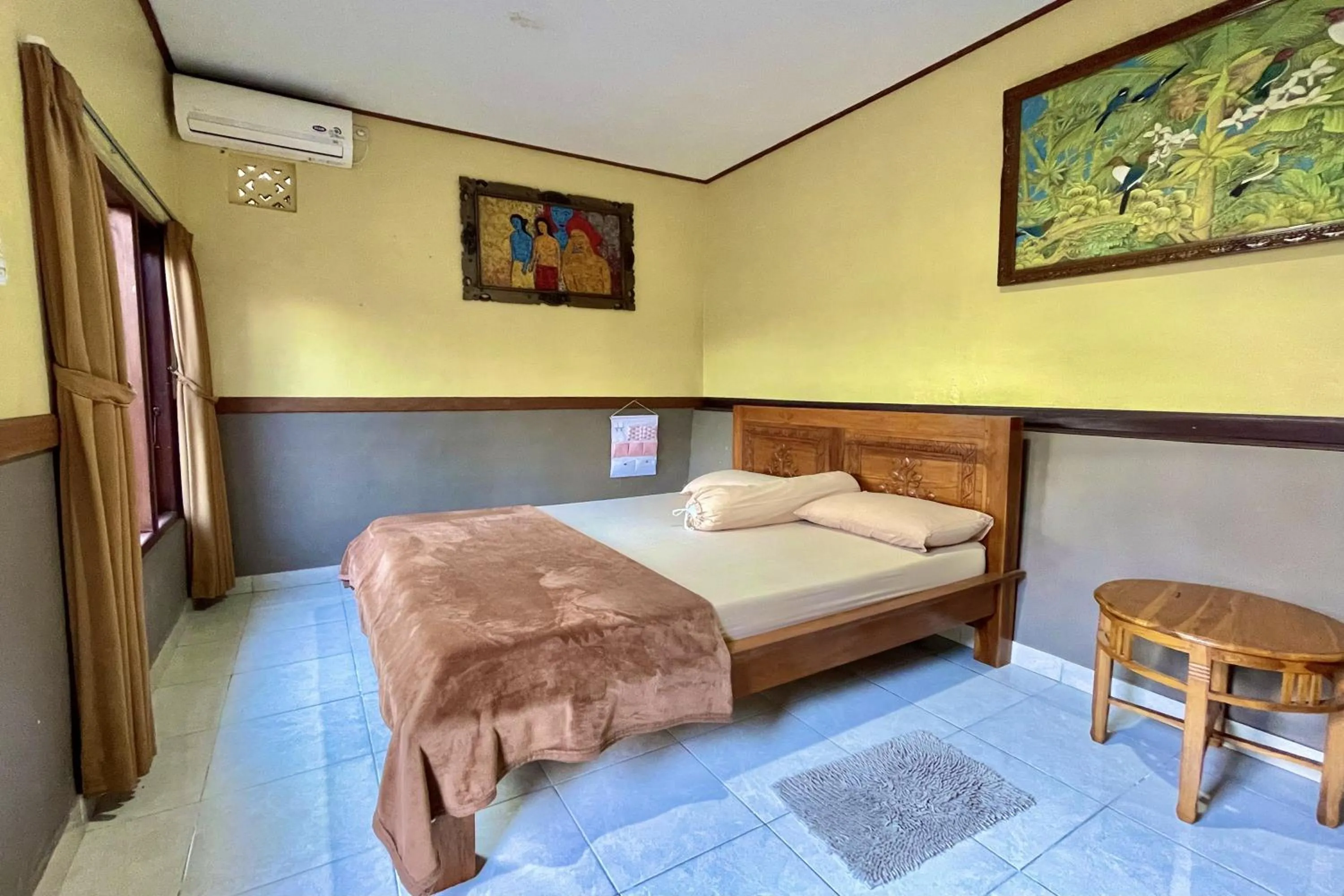 Bed in Mongan Homestay Beside The Belulang Hot Spring