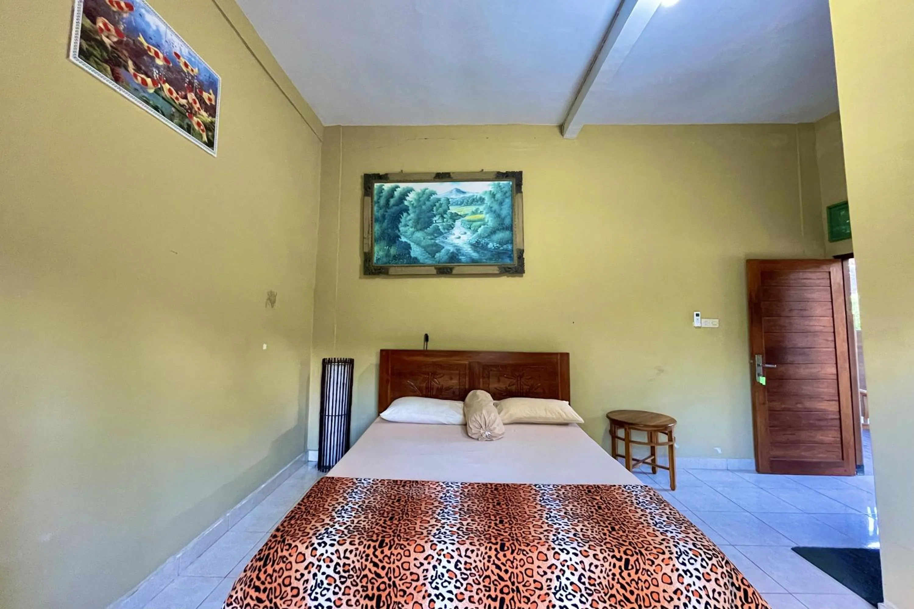 Bed in Mongan Homestay Beside The Belulang Hot Spring