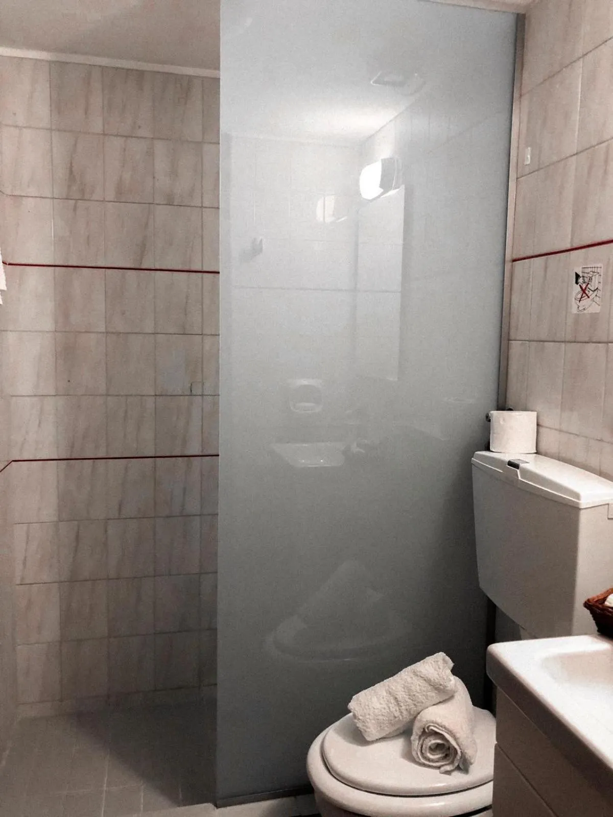 Bathroom in Anthoula Apartments