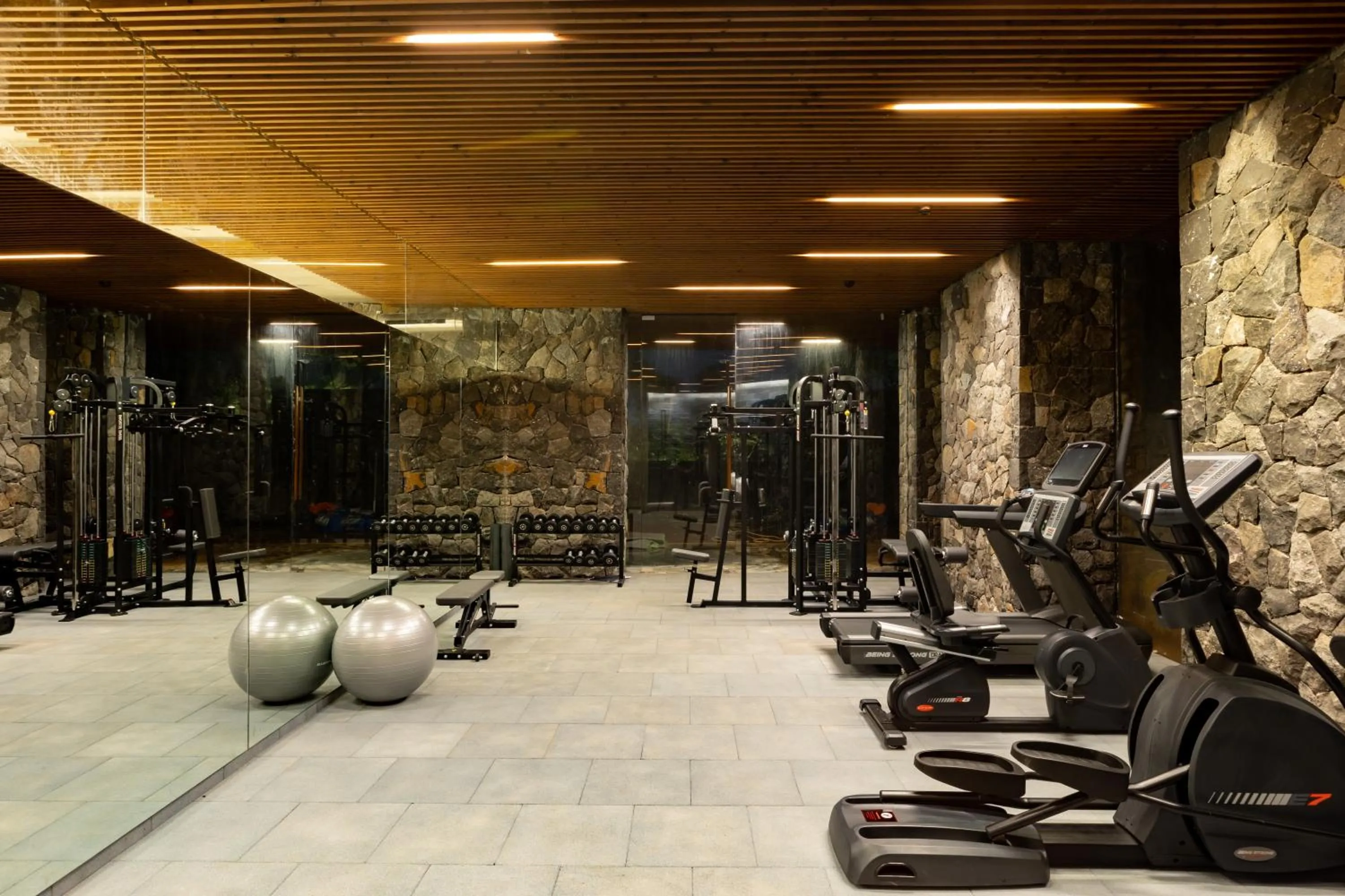 Fitness centre/facilities in Radisson Resort and Spa Lonavala