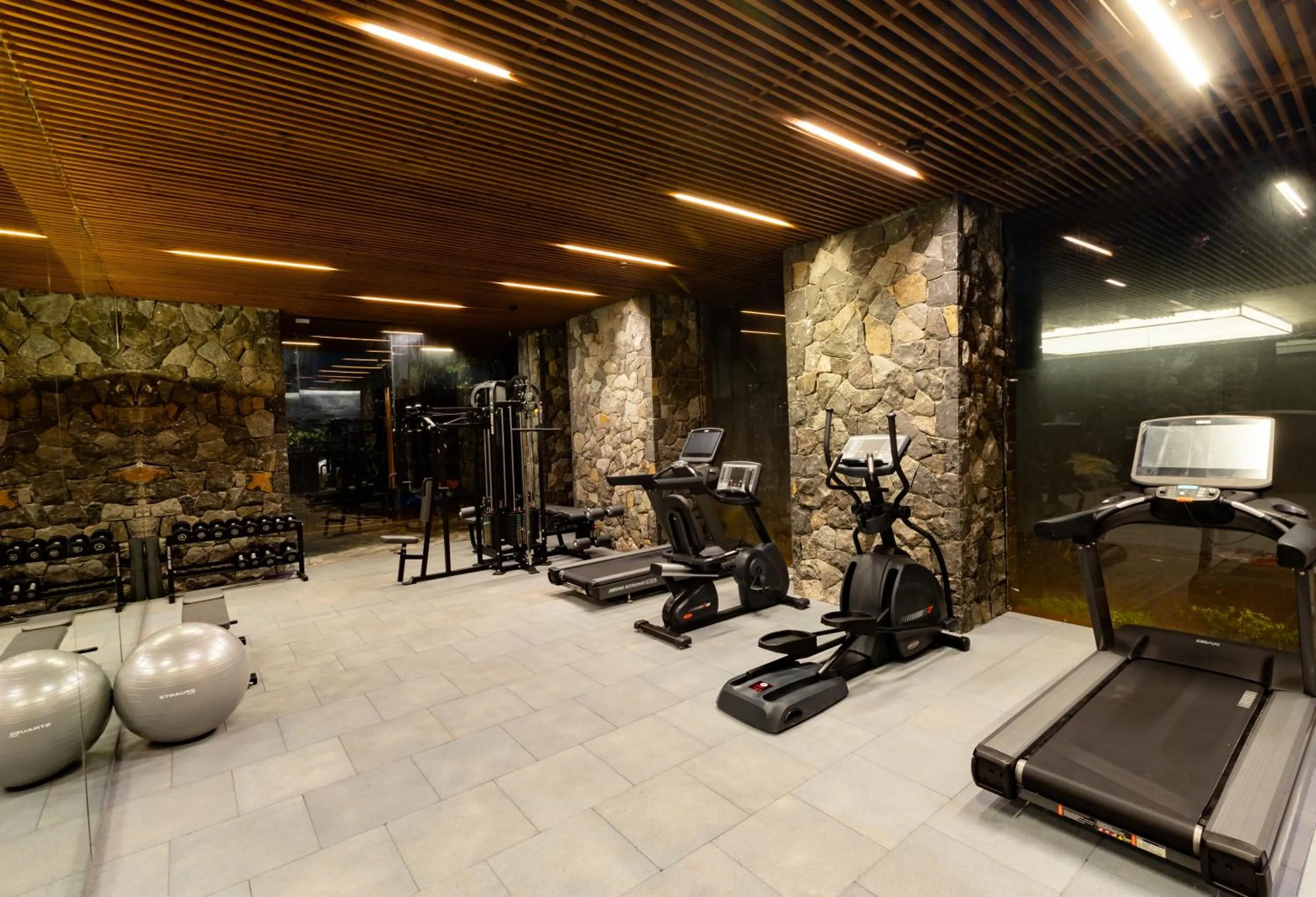 Fitness centre/facilities in Radisson Resort and Spa Lonavala