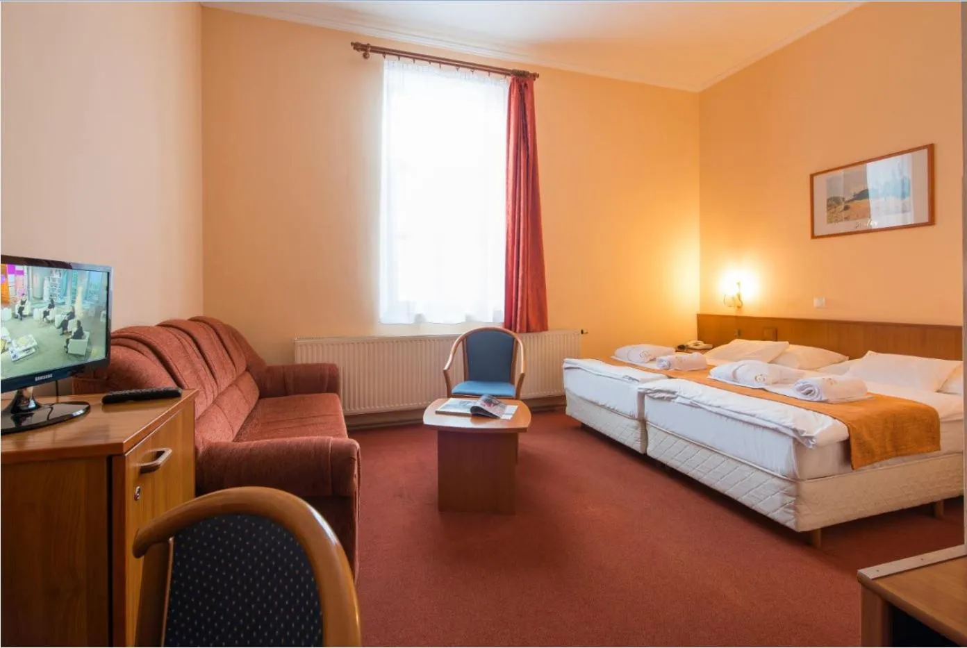 TV and multimedia, Bed in Erzsébet Park Hotel