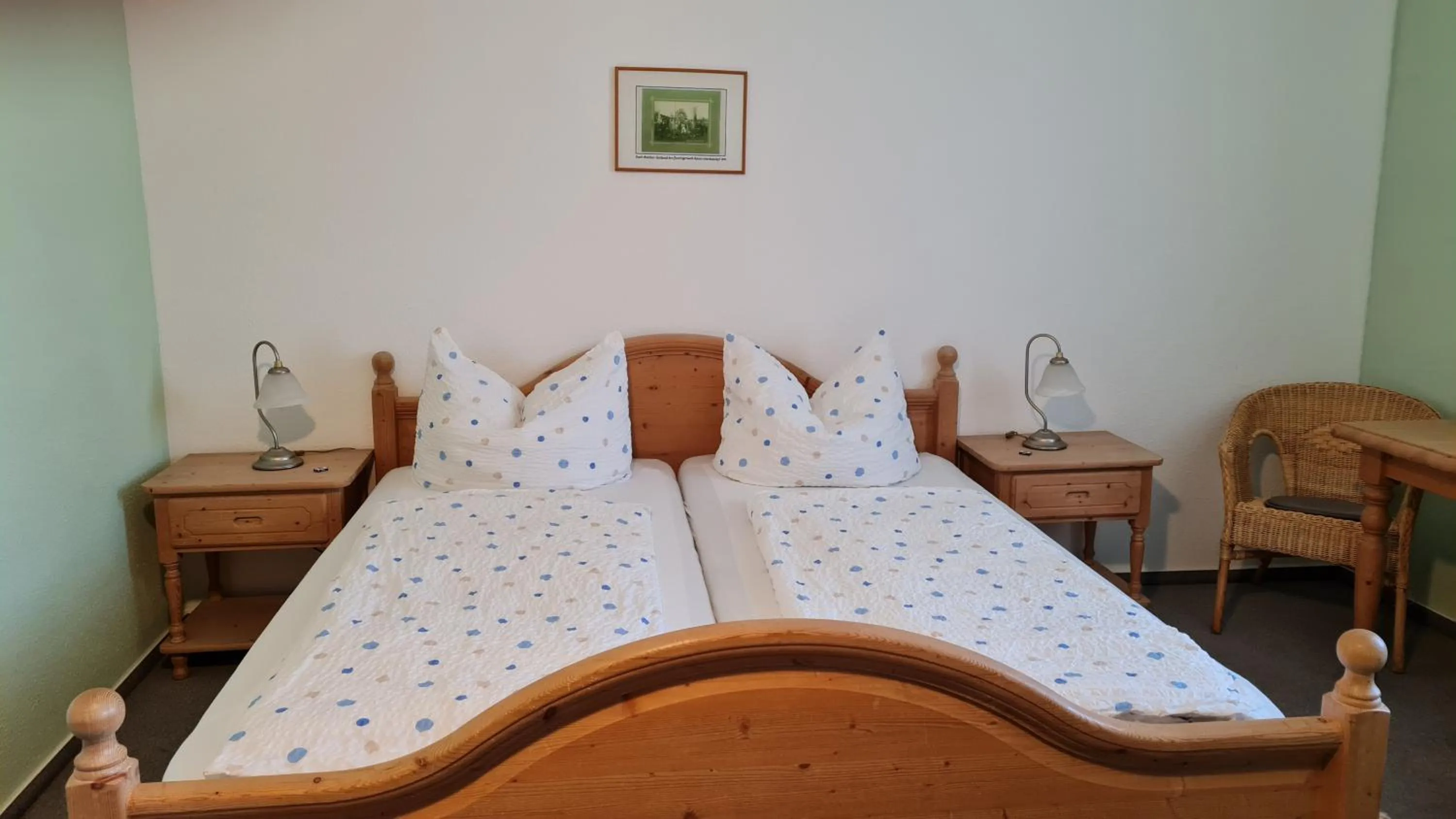 Photo of the whole room, Bed in Pension Breitenborn