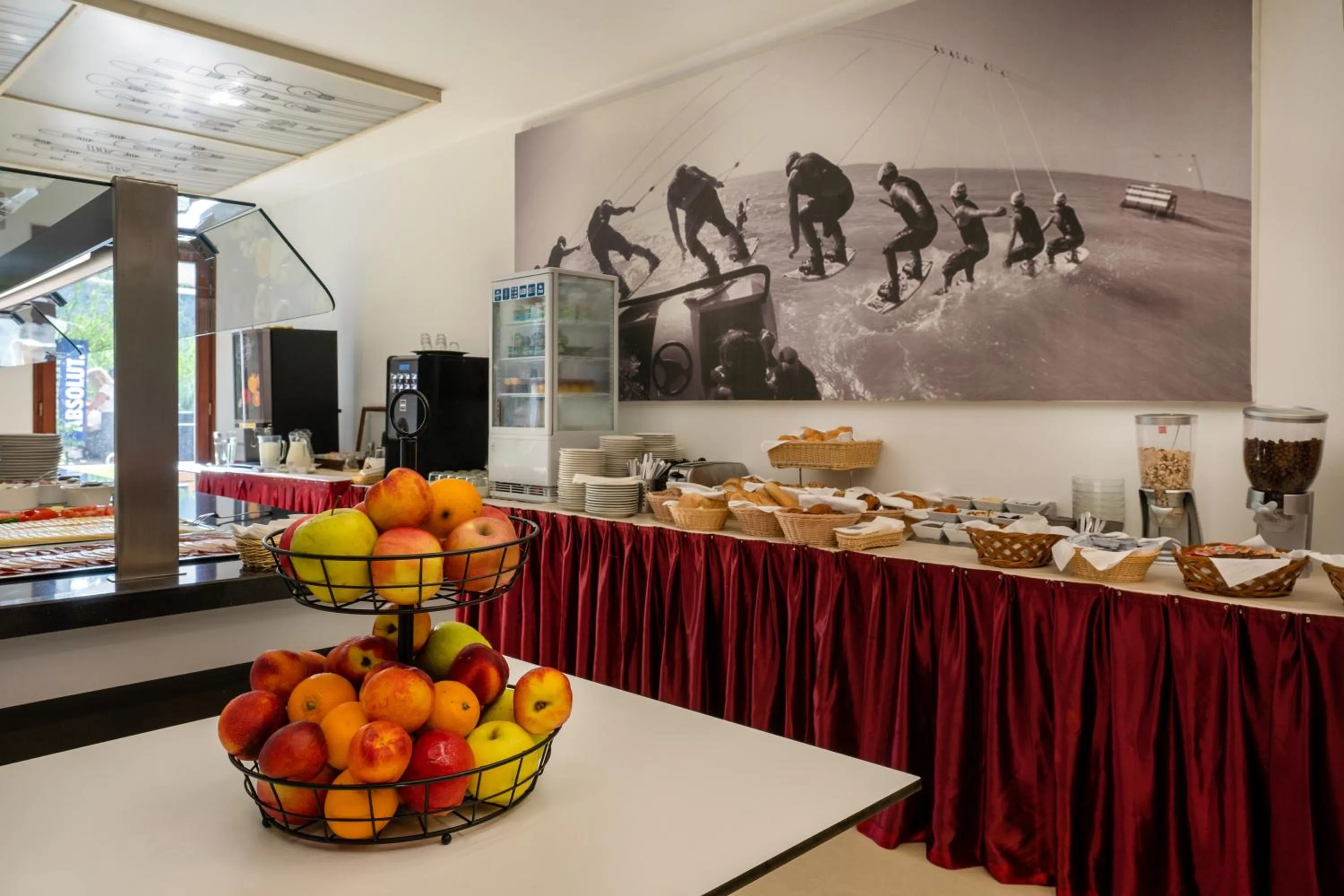 Buffet breakfast in Renegade Hotel