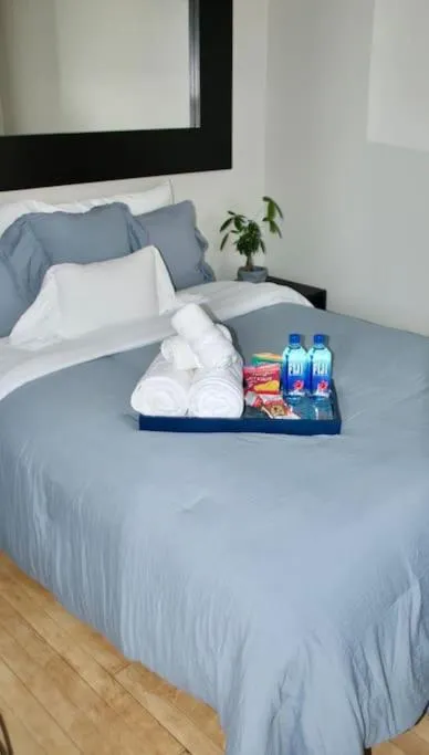 Bedroom, Bed in Sunny, Spacious, 3BR 1BA Davlin INN Chicago