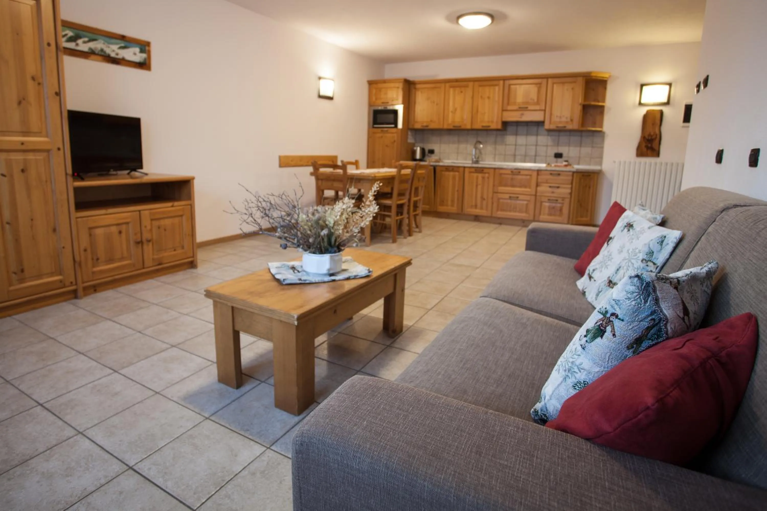 Kitchen or kitchenette in lareit appartamenti