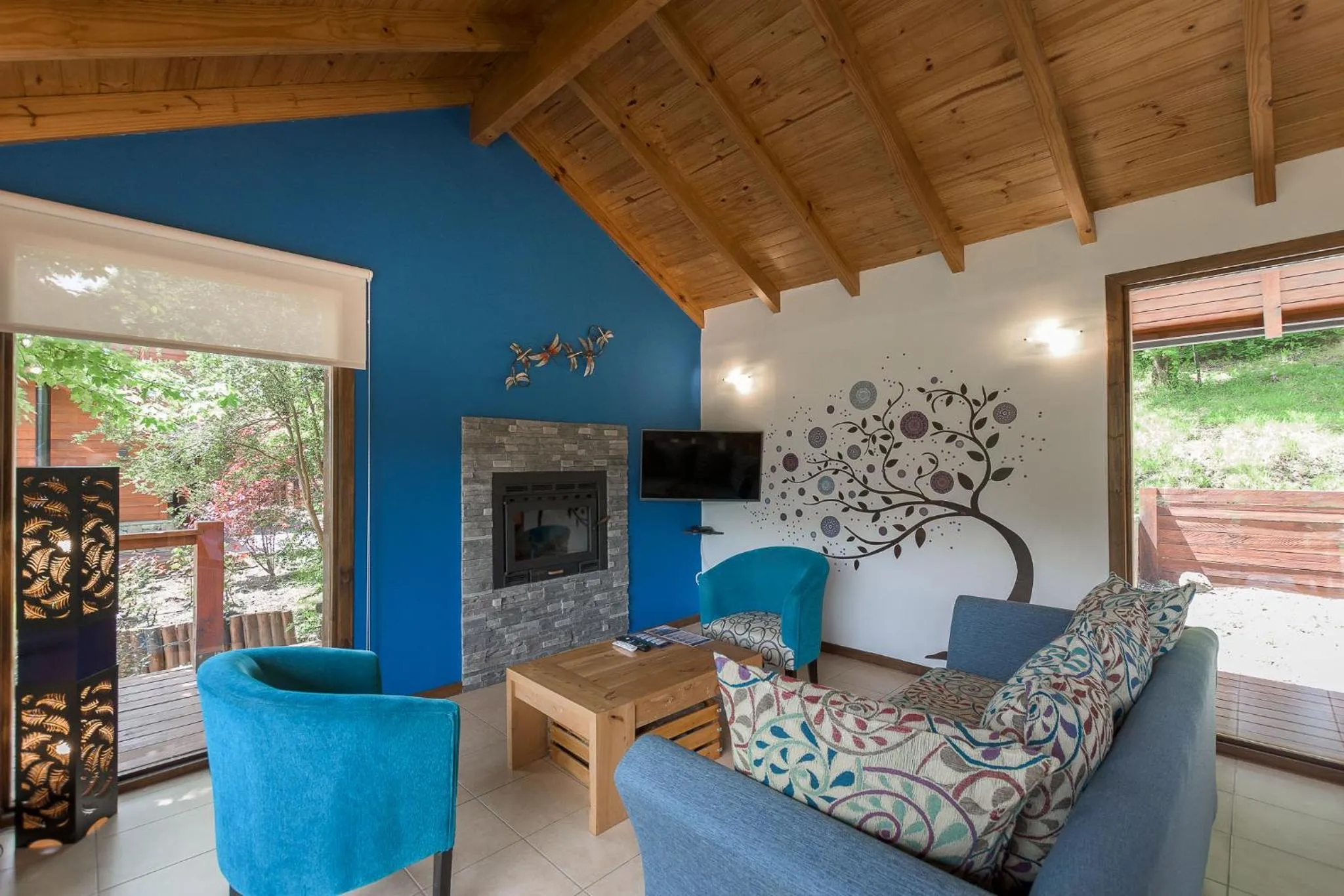 Living room in Solar Selvana - Casas de montaña