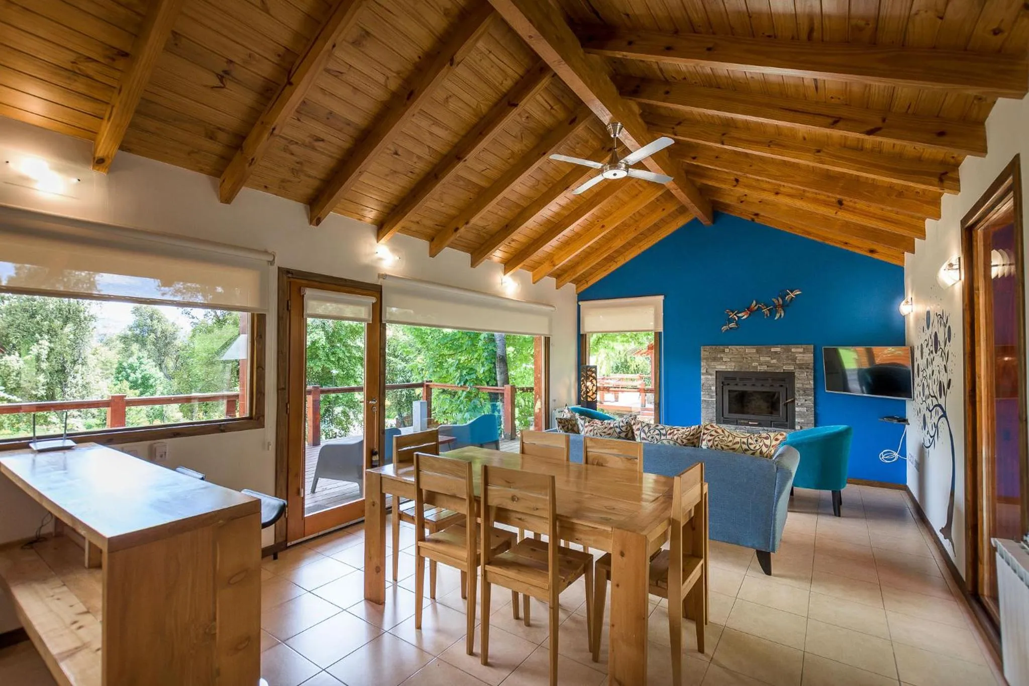 Living room in Solar Selvana - Casas de montaña