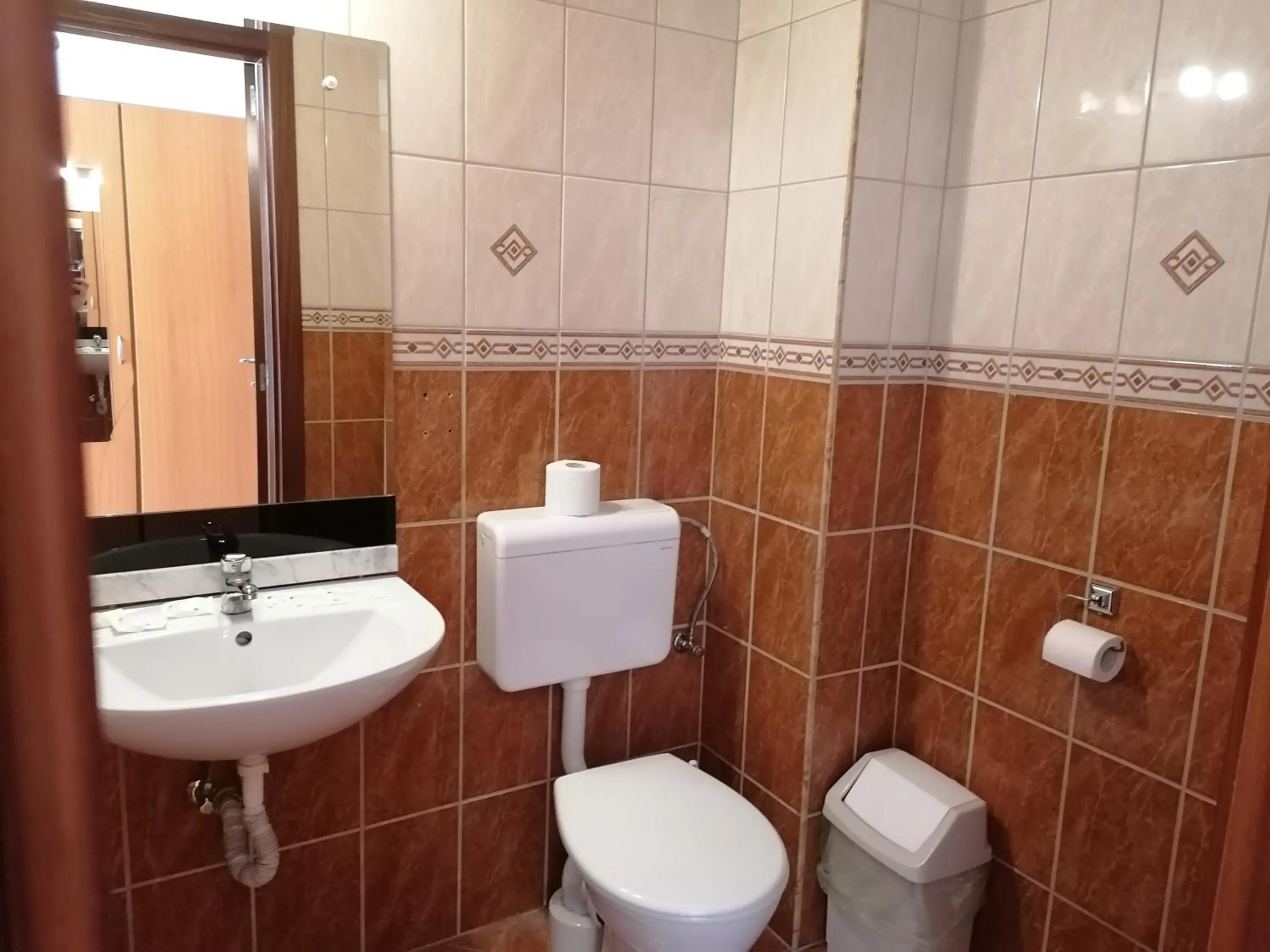 Toilet in Hotel Ferihegy