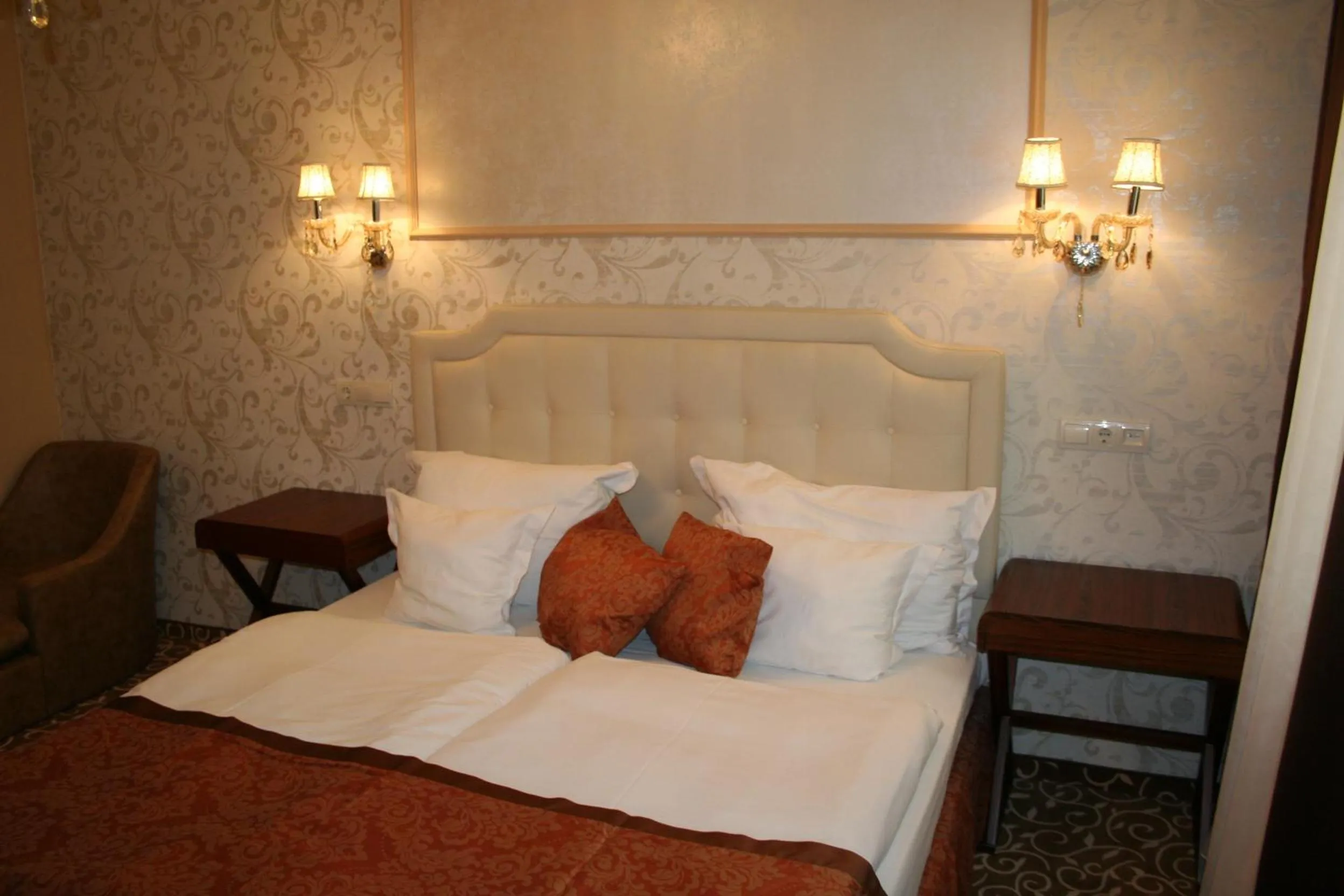 Bed in Hotel Capitulum